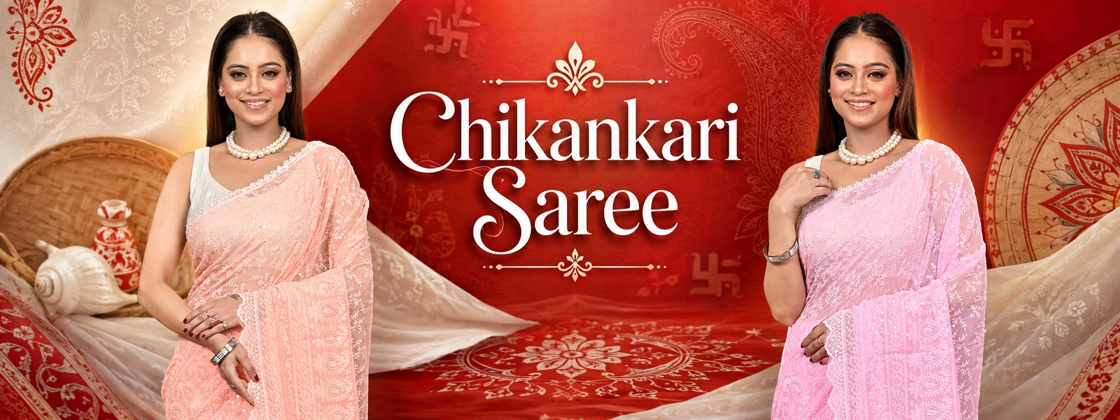 Chikankari Saree