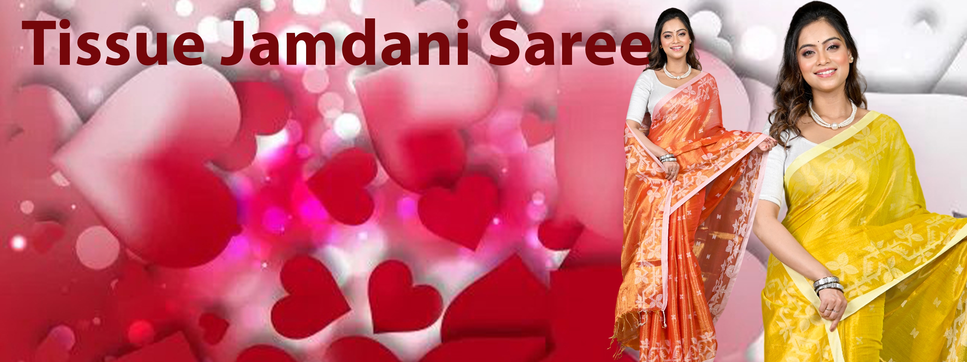 Tissue Jamdani Saree