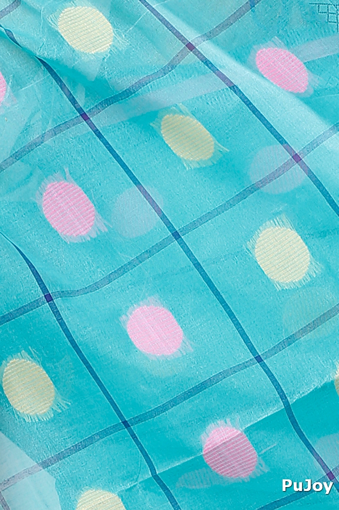 See Green Pure Cotton Rebeka Tant Saree (1005)