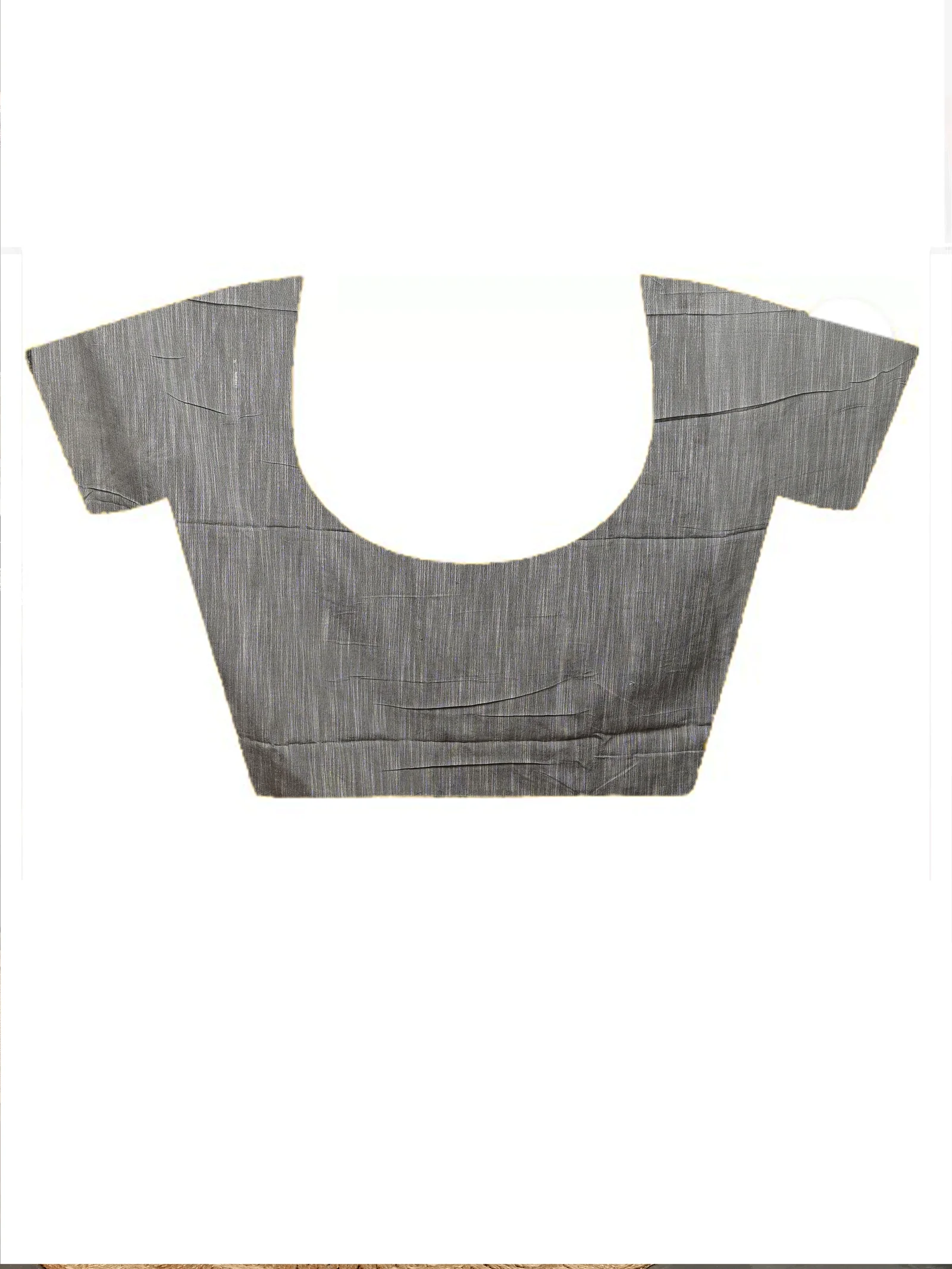 Grey Black Cotton Soupur Kotki Saree  (105)