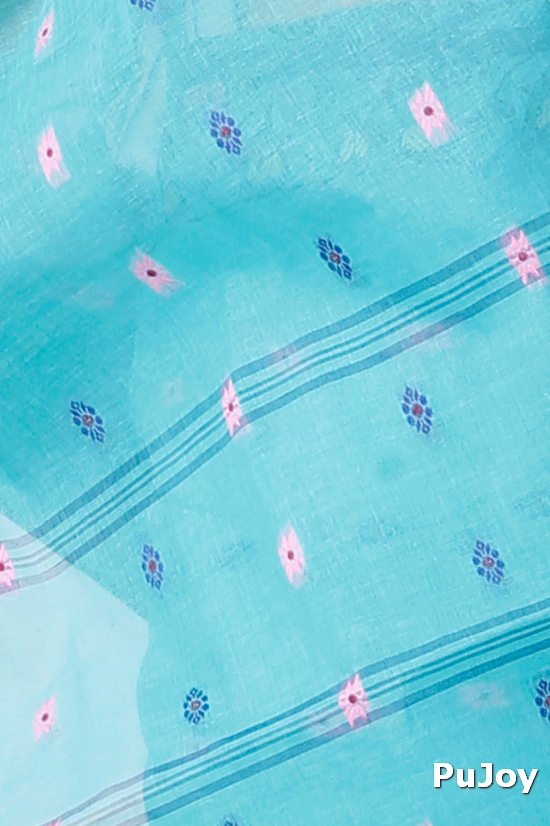 See Green Pure Cotton Gopika Tant Saree (1054)
