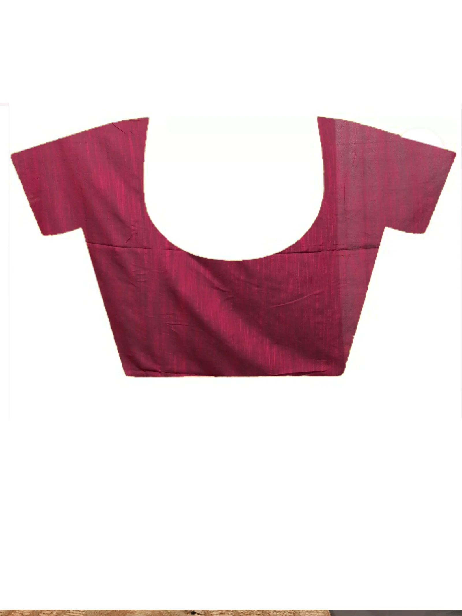Maroon Black Cotton Soupur Kotki Saree  (106)