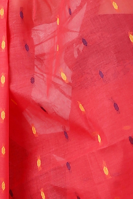 Maroon Pure Cotton Apurva Tant Saree (1060)