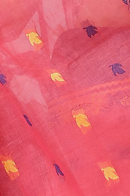 Purple Pure Cotton Provati Tant Saree (1075)