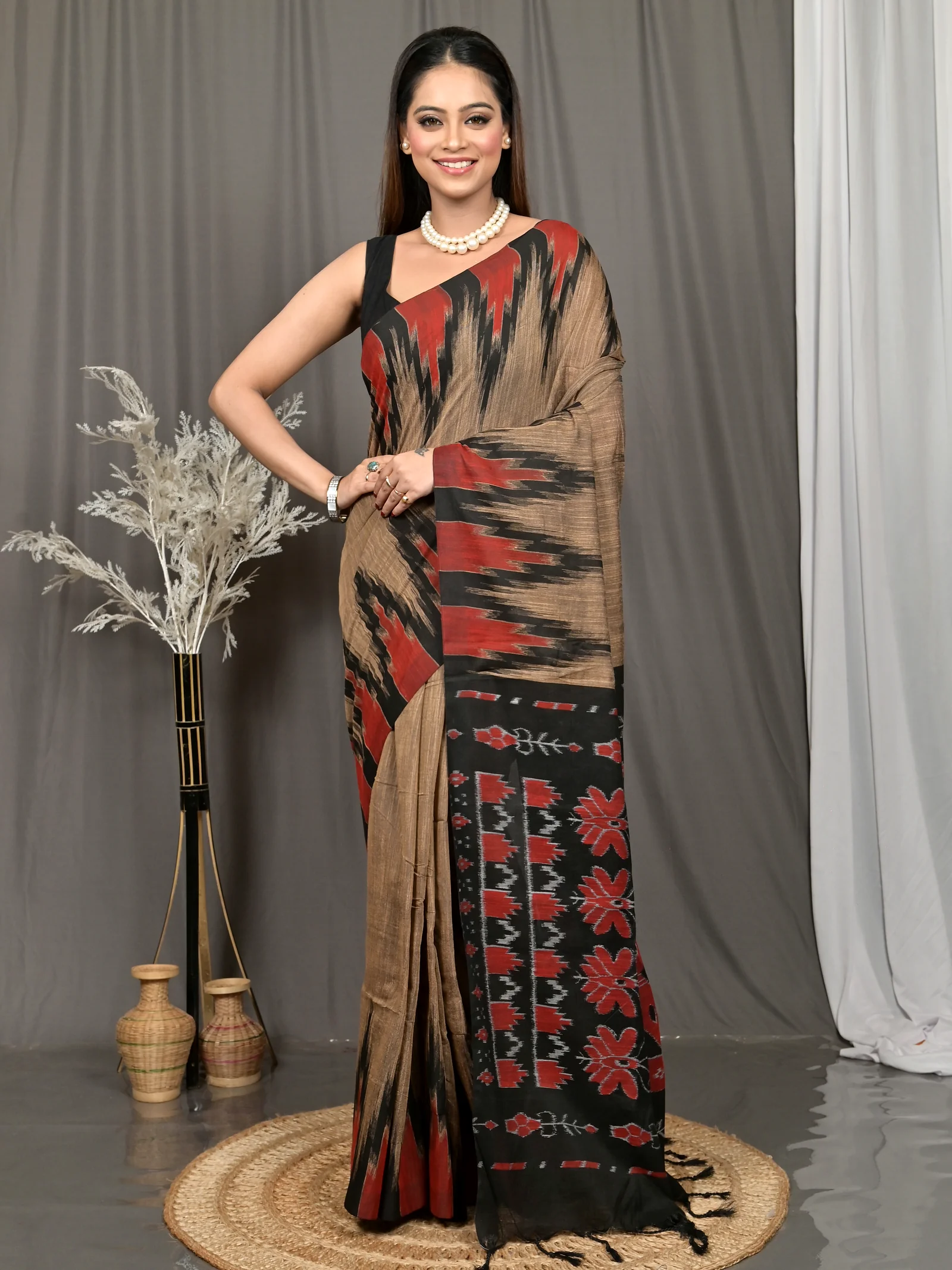 Multi-Coloured Cotton Soupur Kotki Saree  (108)