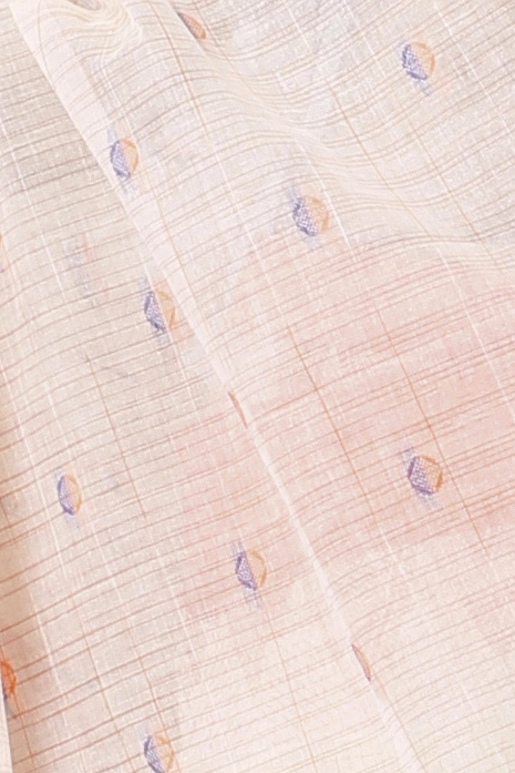 Orange Pure Cotton Ishvari Tant Saree (1080)