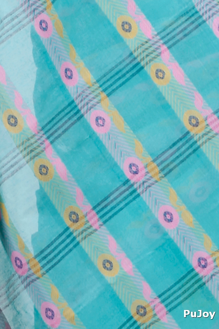 Green Pure Cotton Uttara Tant Saree (1136)