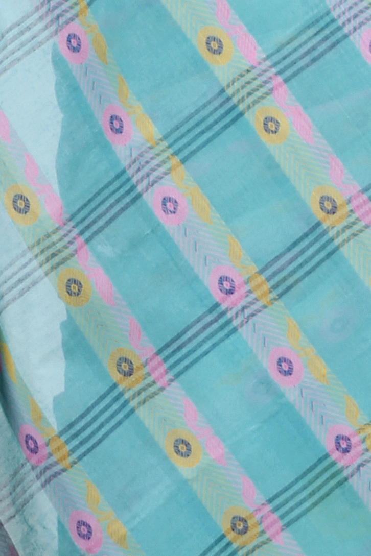 Green Pure Cotton Uttara Tant Saree (1136)