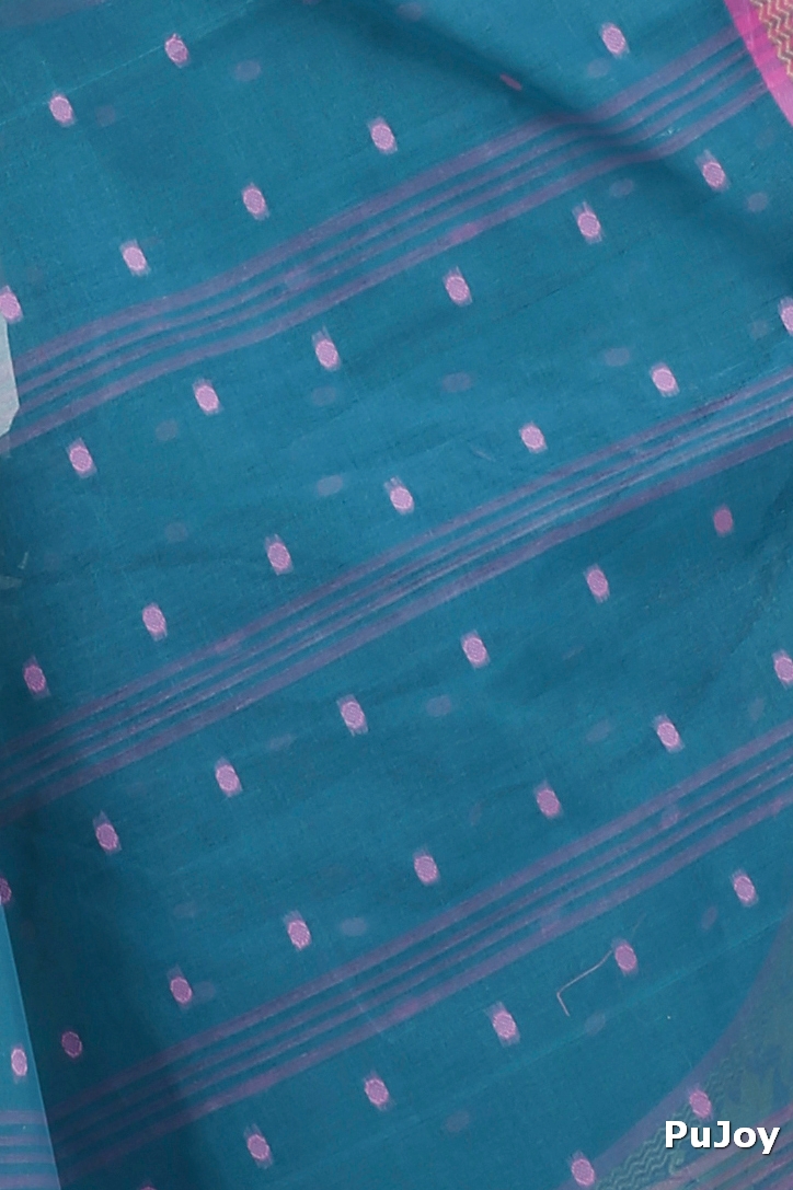 Green Pure Cotton Unnati Tant Saree (1171)