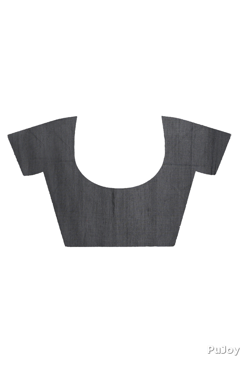 Black Blended Cotton Tama Hand Loom Saree (1204)