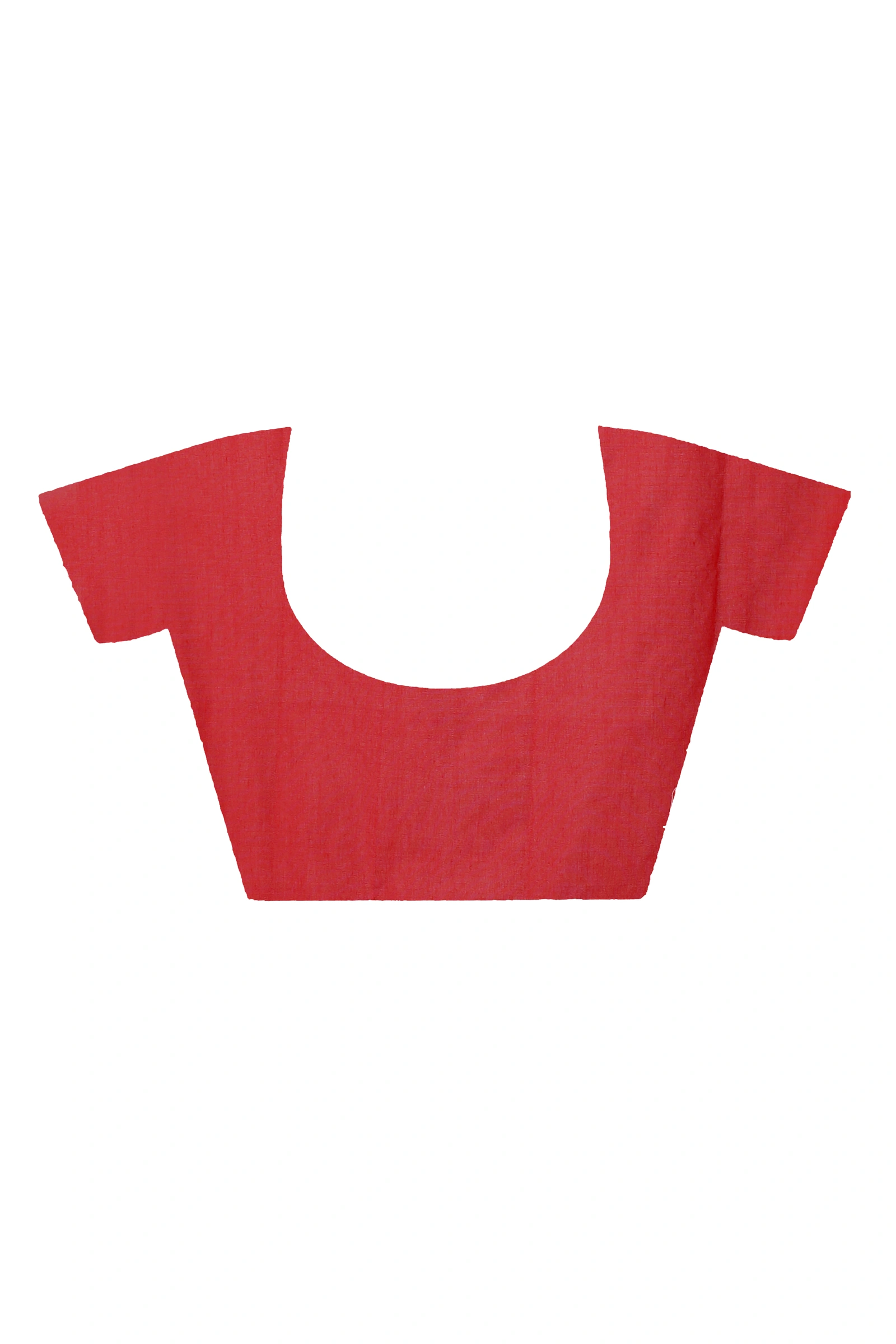 Red Blended Cotton Tama Hand Loom Saree (1206)