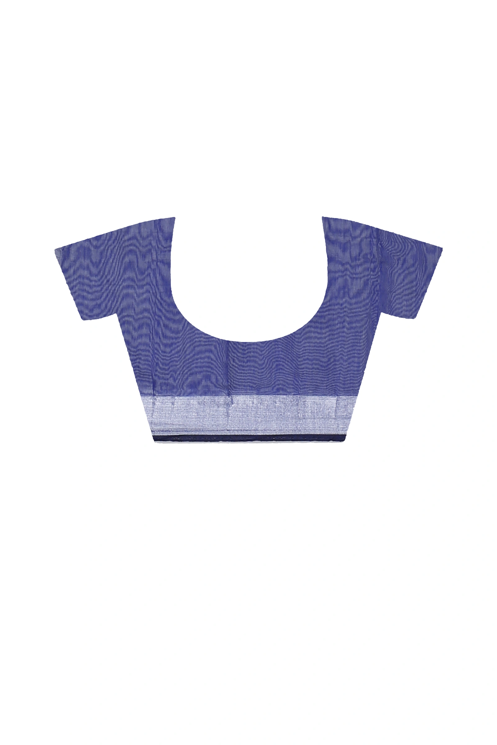 Naby Blue Blended Cotton Tamasi Hand Loom Saree (1210)