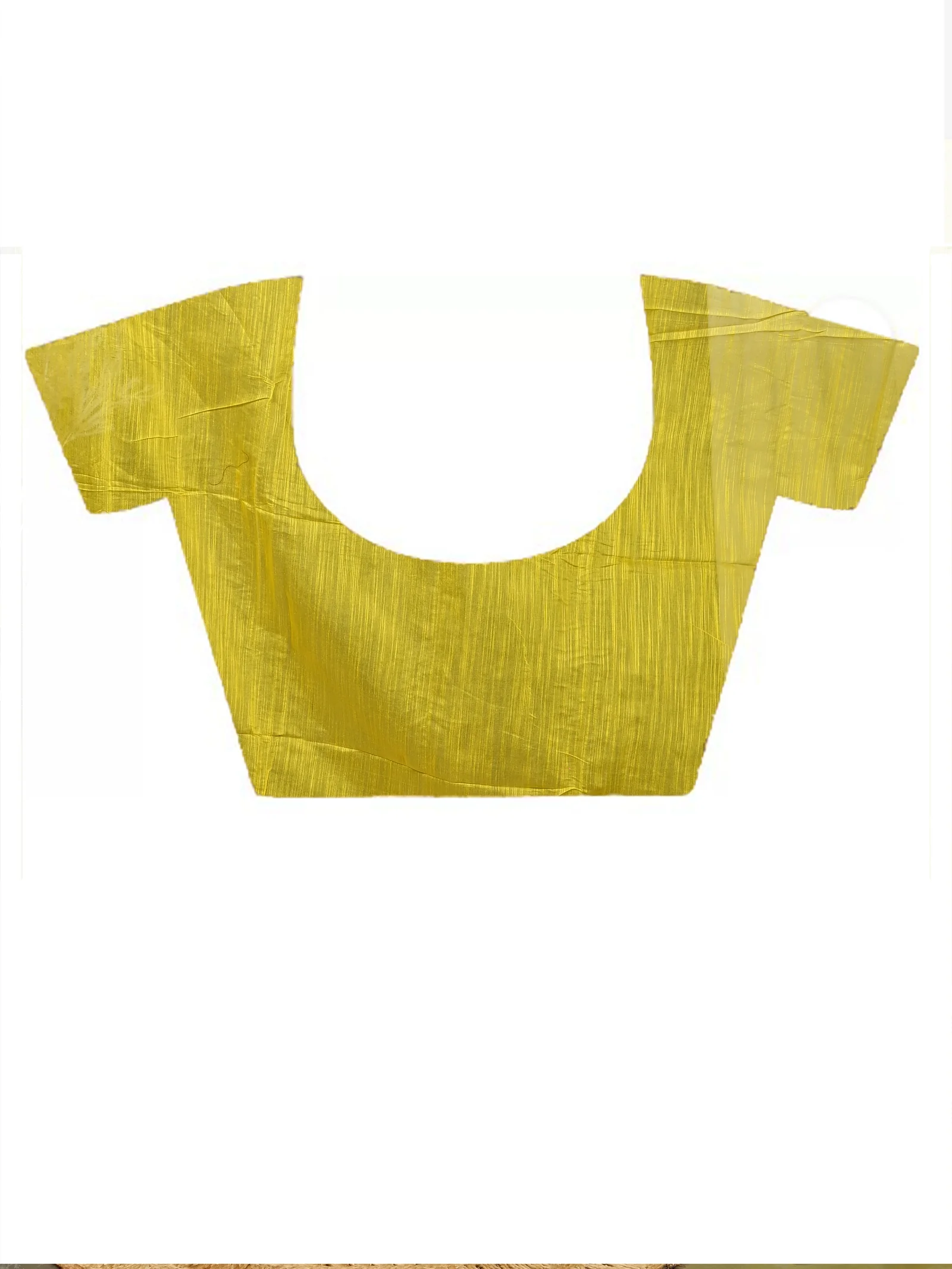 Yellow Cotton Souvar Hand Painted Saree  (123)
