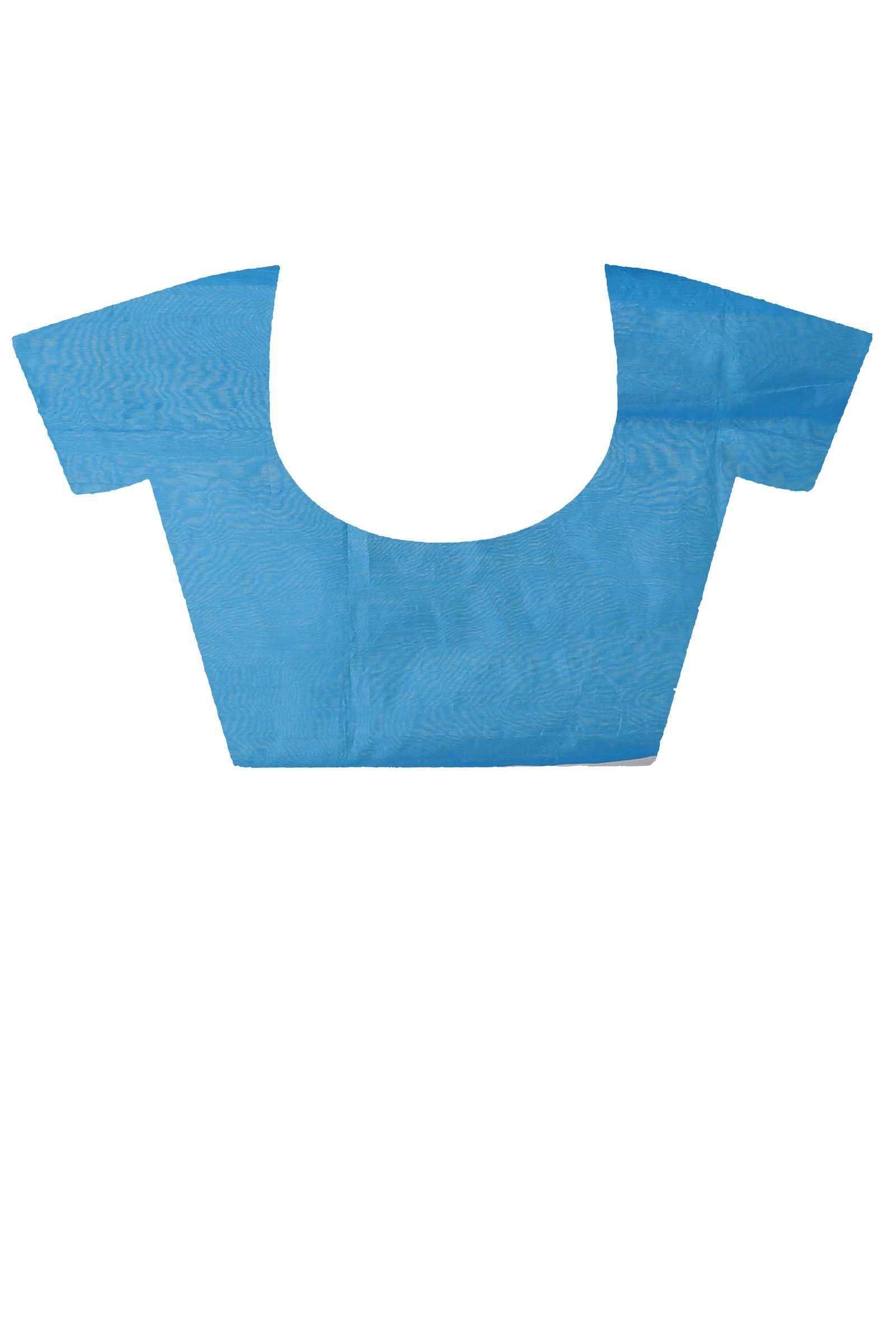 Sky Blue Blended Cotton Tuli Hand Loom Saree (1238)