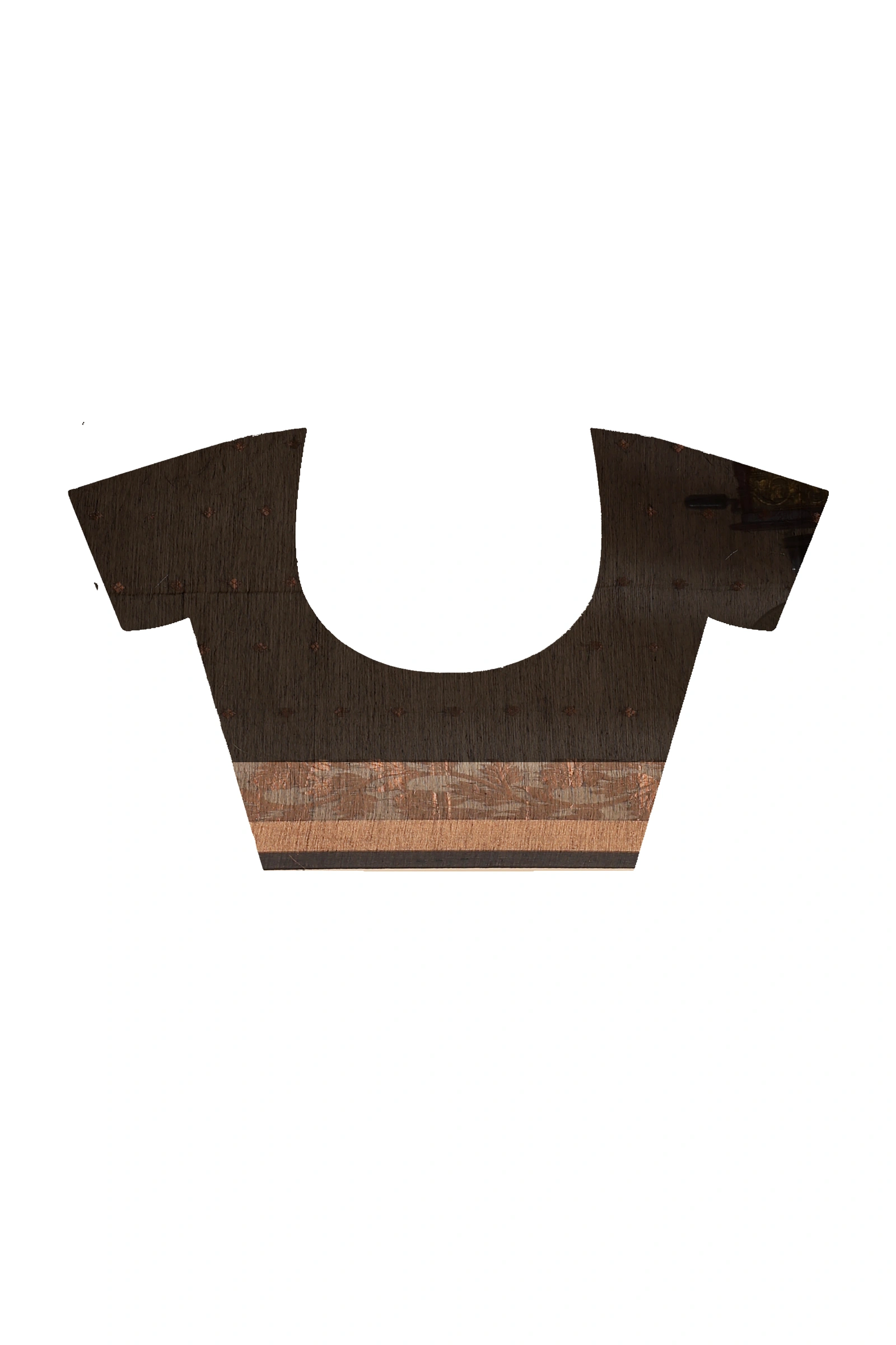 Black Blended Cotton Turik Hand Loom Saree (1249)