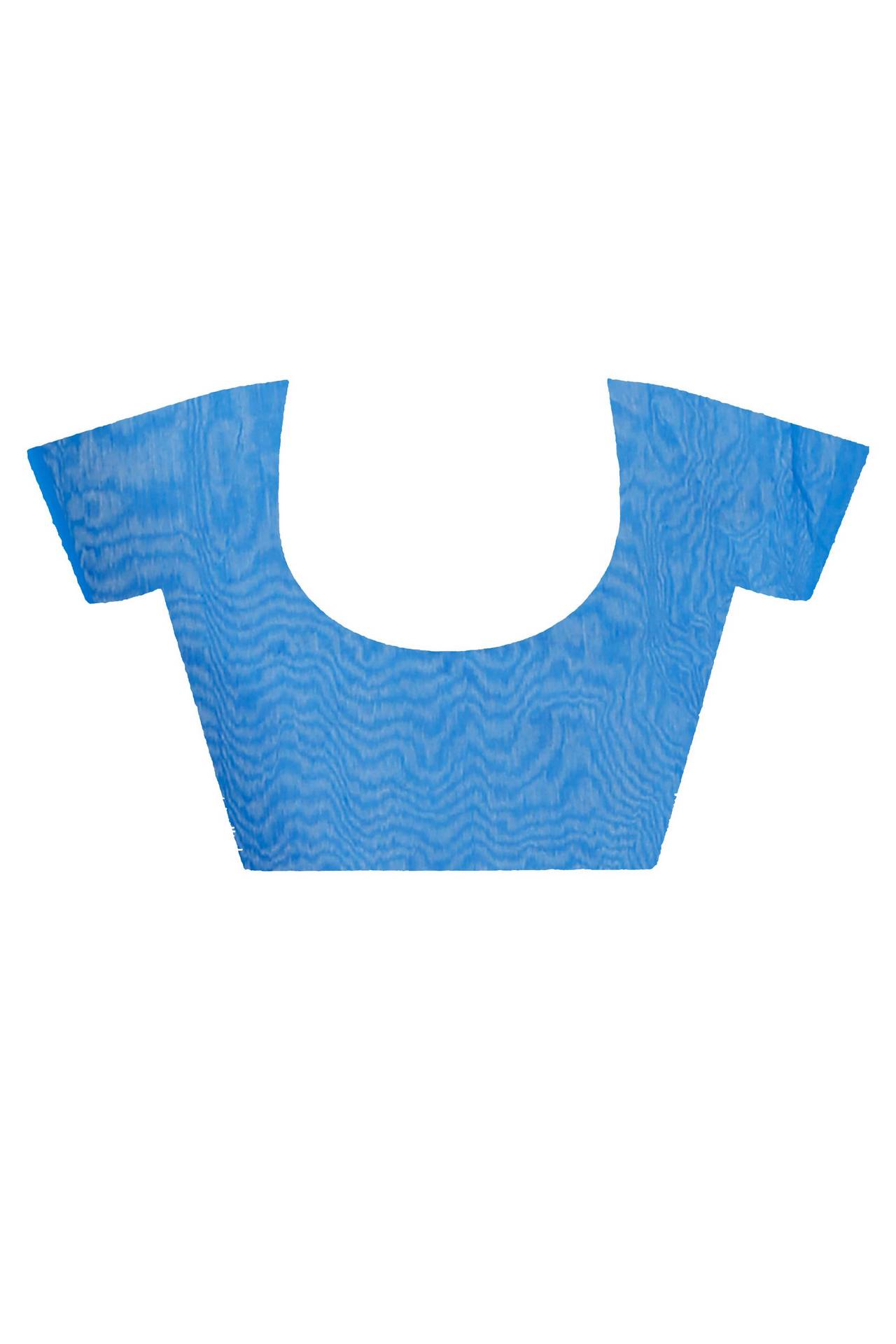 Blue Cotton Naren Hand Loom Saree (1319)