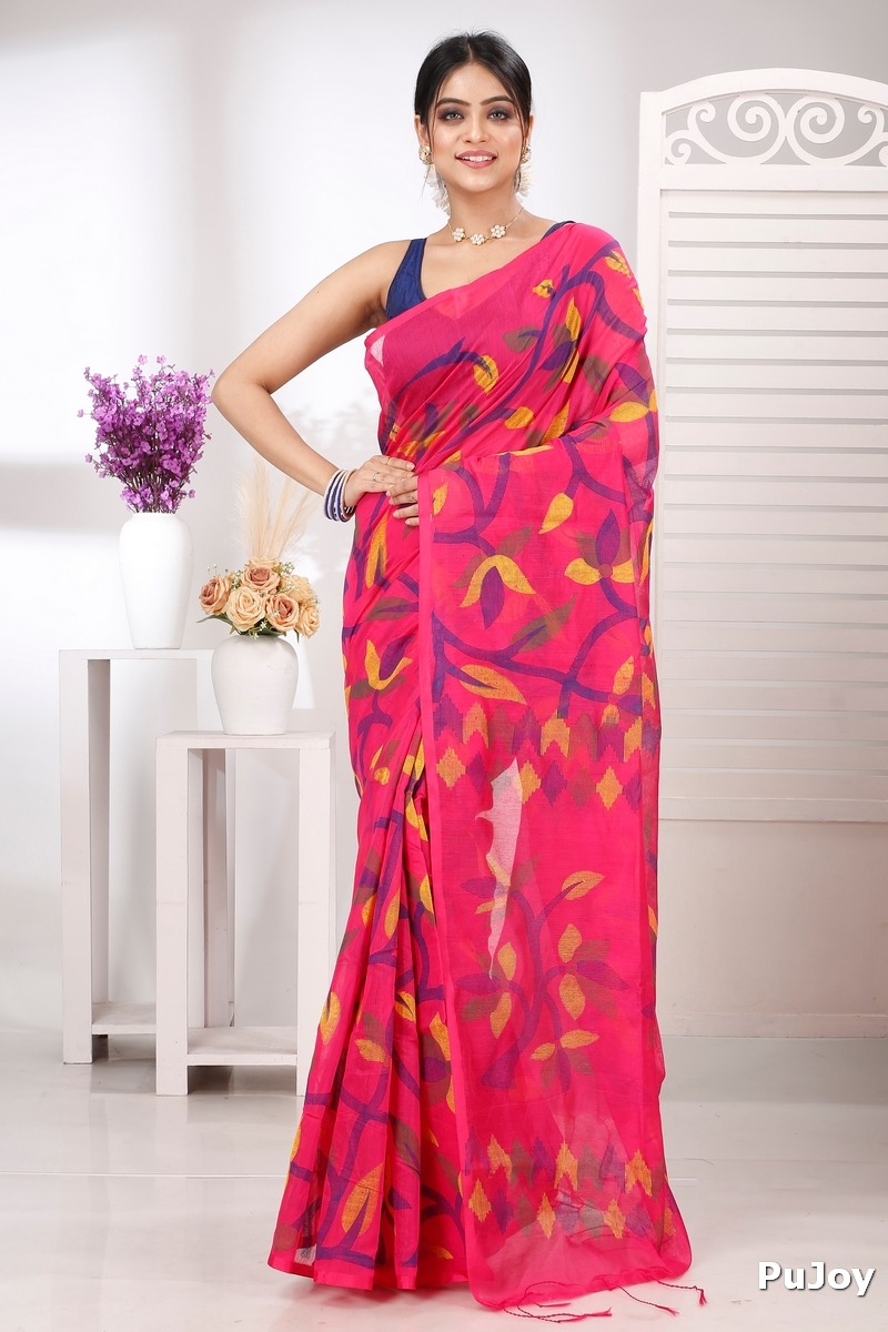 Parpel Cotton Naren Hand Loom Saree (1320)