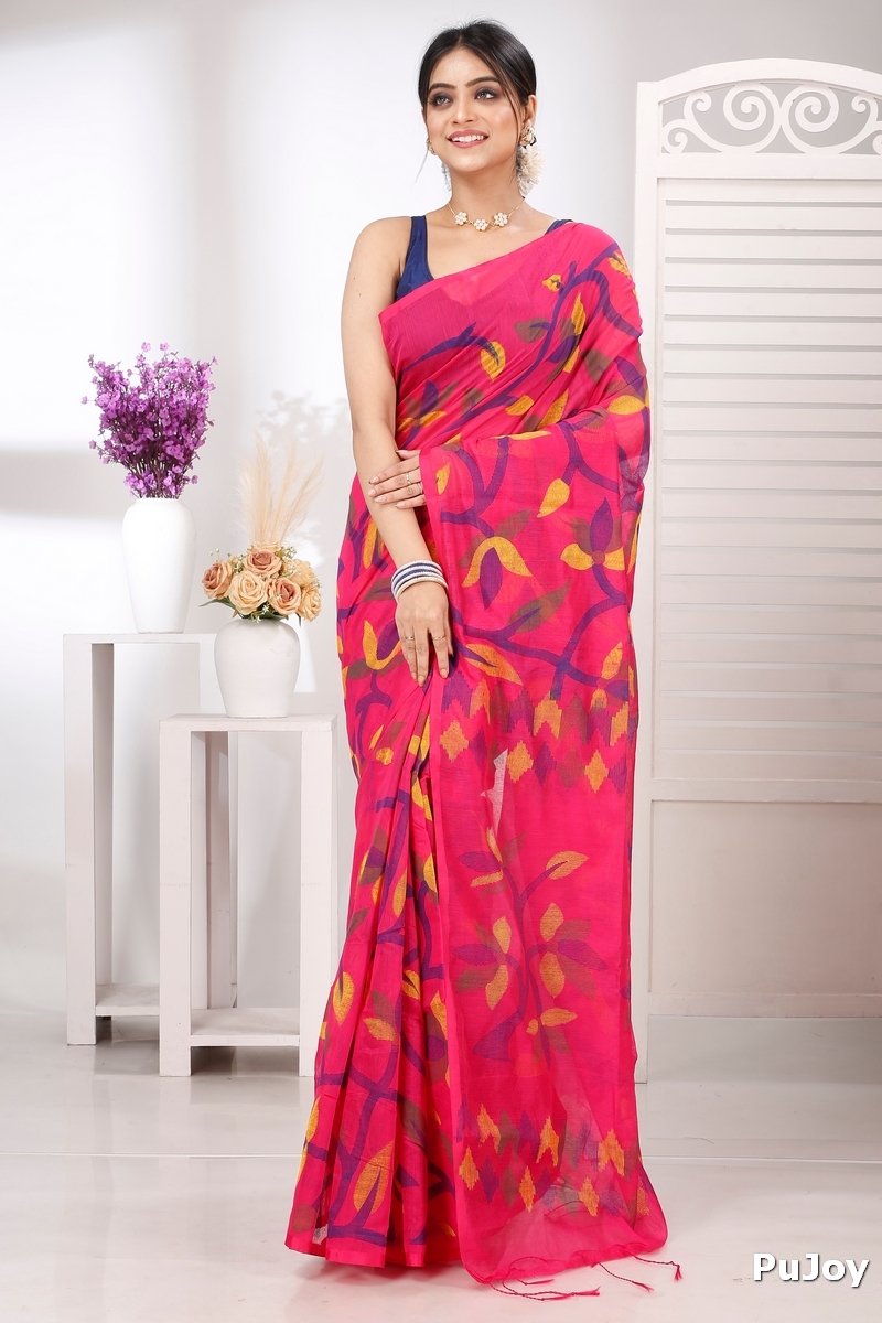 Parpel Cotton Naren Hand Loom Saree (1320)