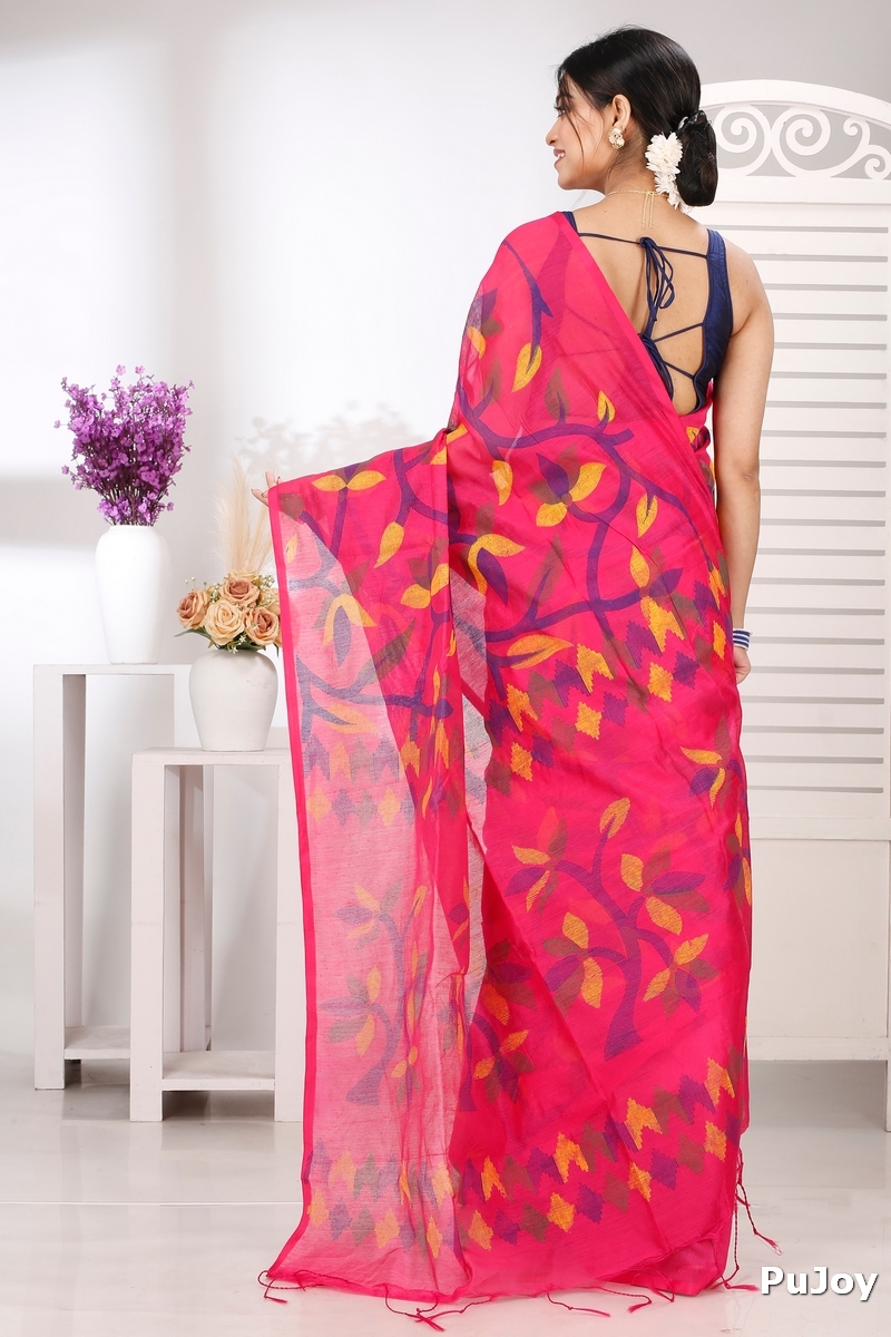 Parpel Cotton Naren Hand Loom Saree (1320)
