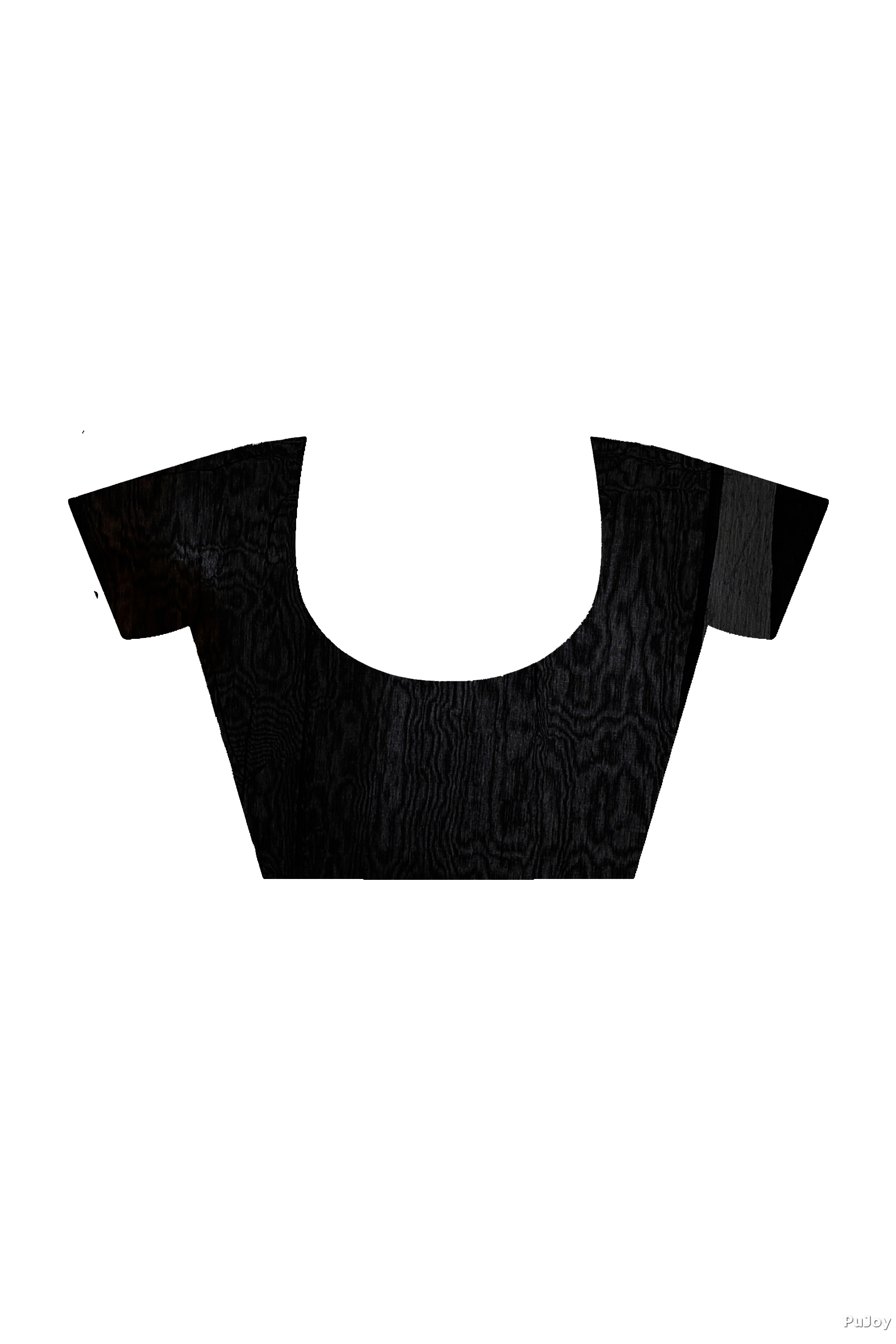 Black Cotton Naren Hand Loom Saree (1324)