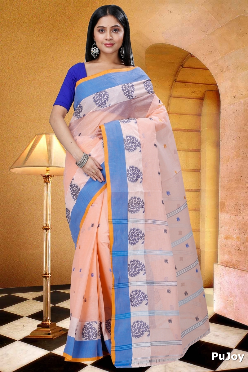 Pitch Pure Cotton Nera Tant Saree (1326)