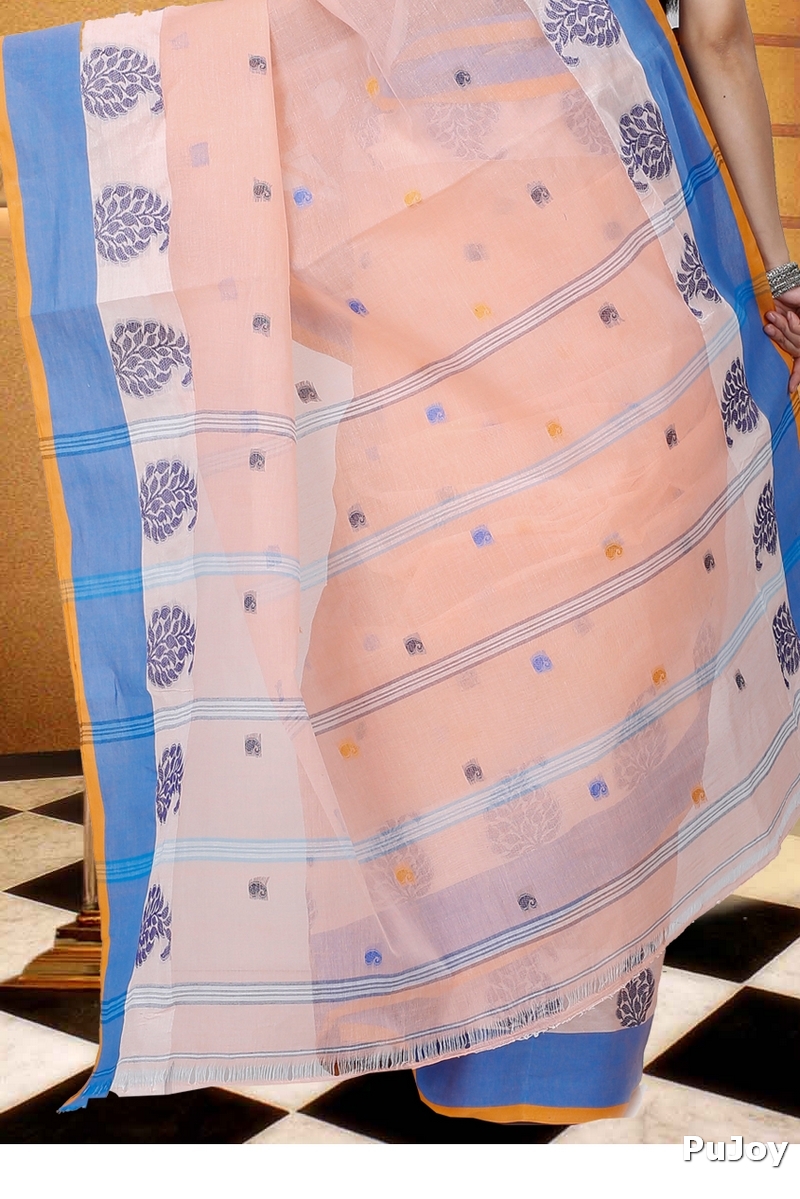 Pitch Pure Cotton Nera Tant Saree (1326)
