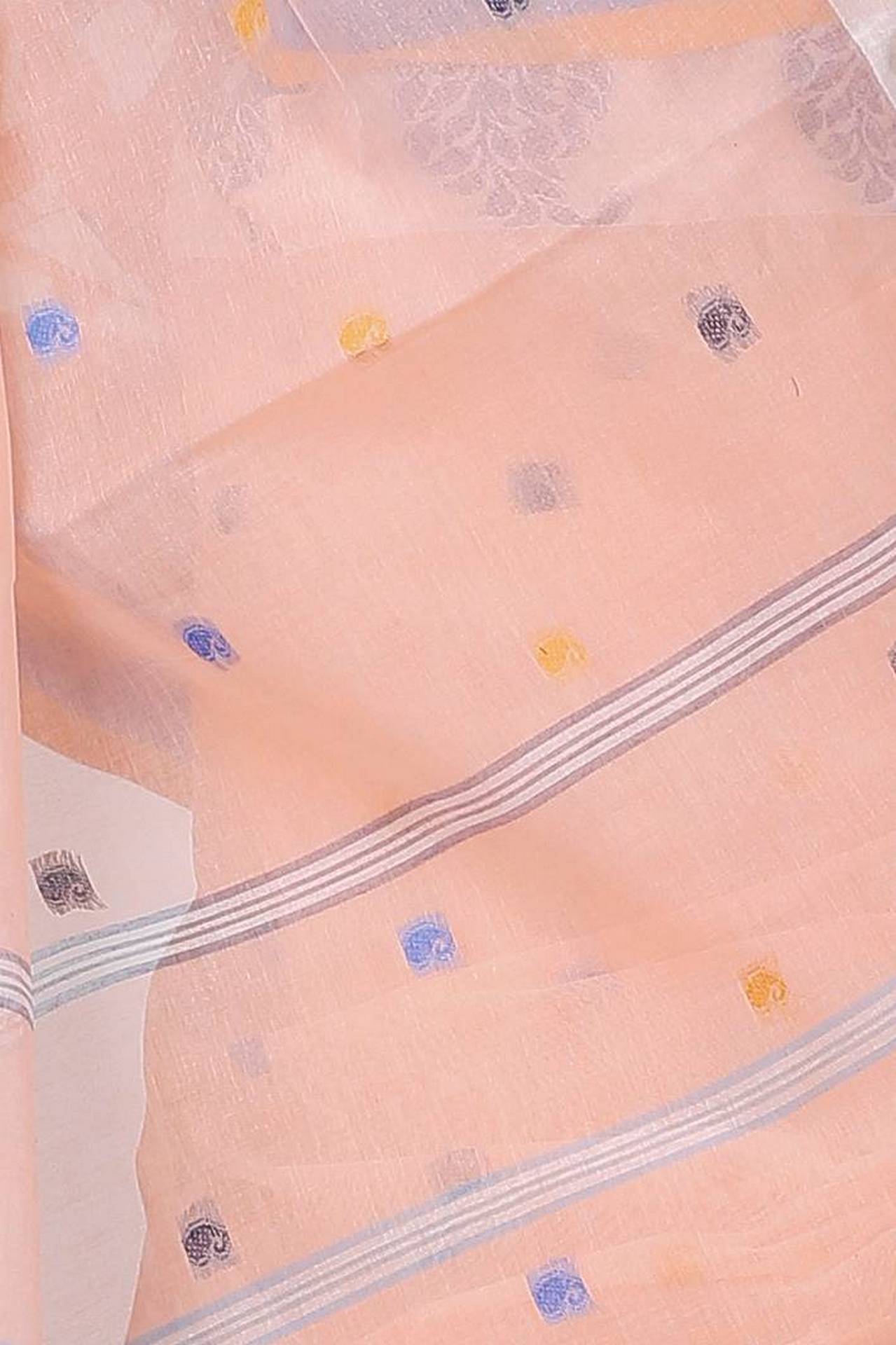 Pitch Pure Cotton Nera Tant Saree (1326)