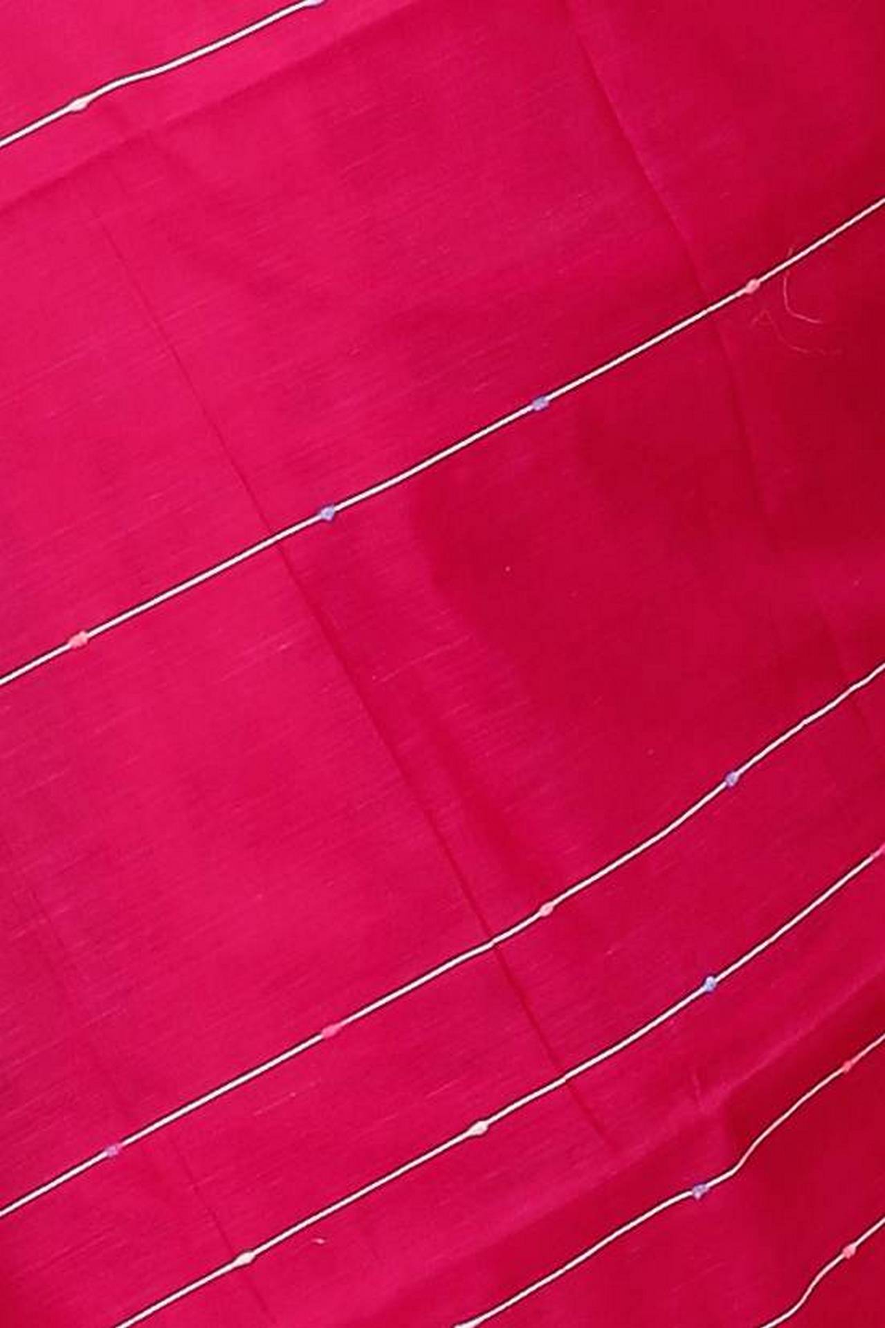Parpel Cotton Popkn Hand Loom Saree (1336)