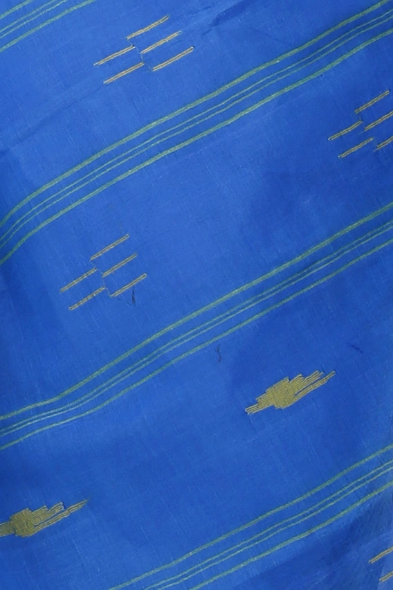 Blue Pure Cotton Naman Tant Saree (1376)