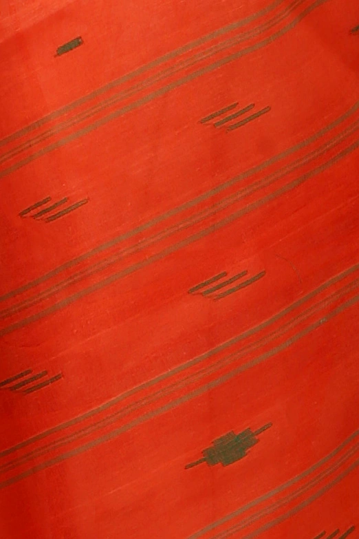 Orange Pure Cotton Naman Tant Saree (1378)
