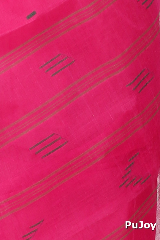 Pink Pure Cotton Naman Tant Saree (1381)