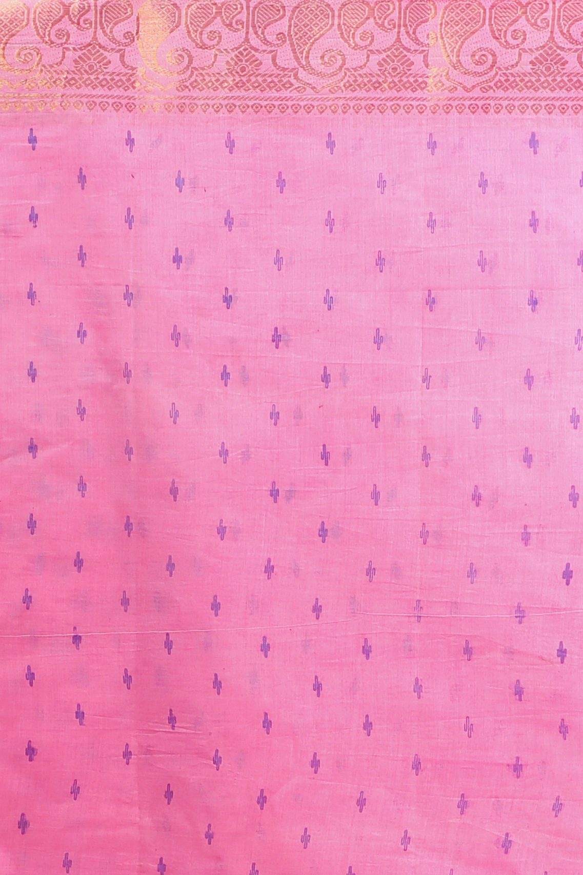 Pink Pure Cotton Purvi Tant Saree Print (1394)