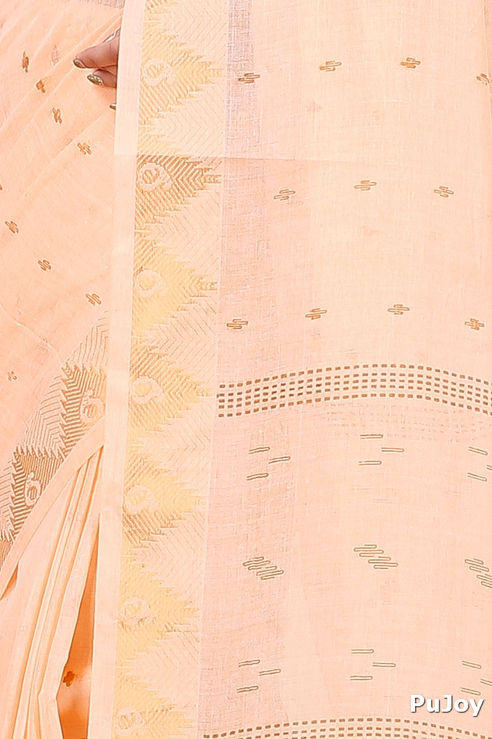 Pitch Pure Cotton Porna Tant Saree Print (1407)