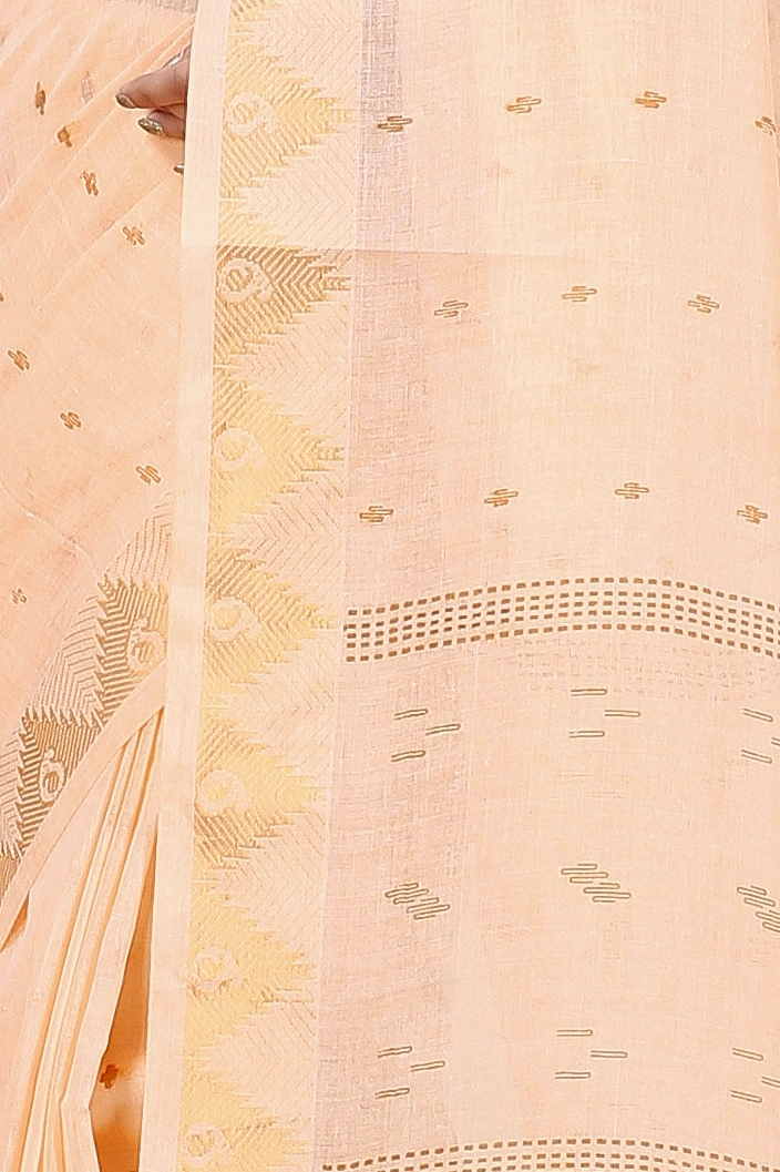 Pitch Pure Cotton Porna Tant Saree Print (1407)