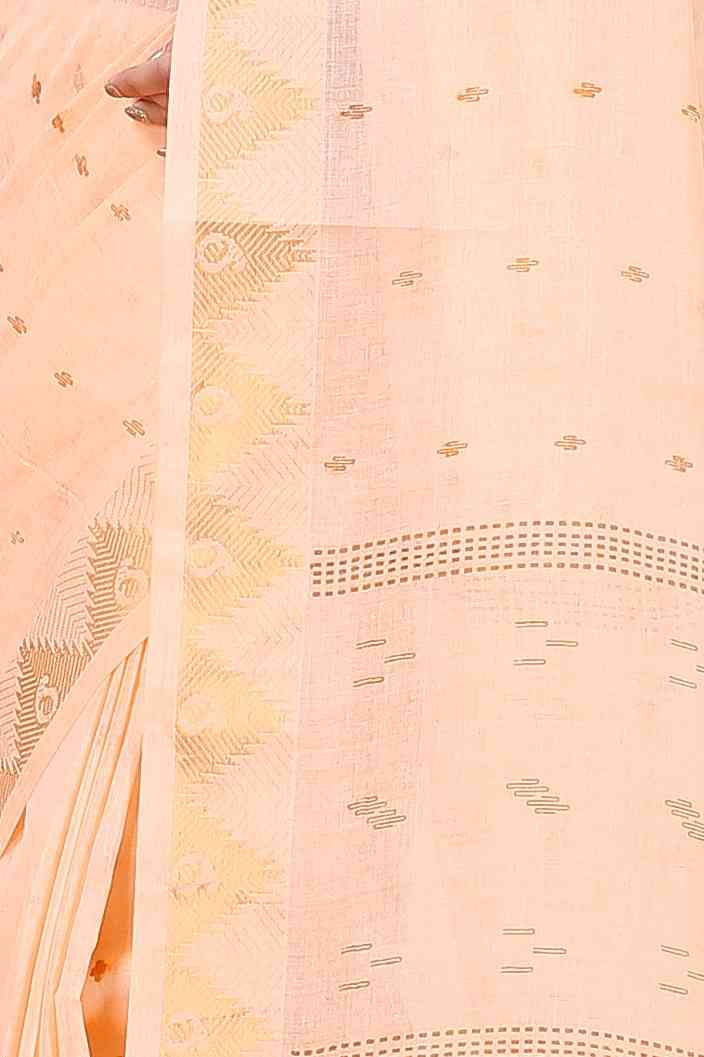 Pitch Pure Cotton Porna Tant Saree Print (1407)