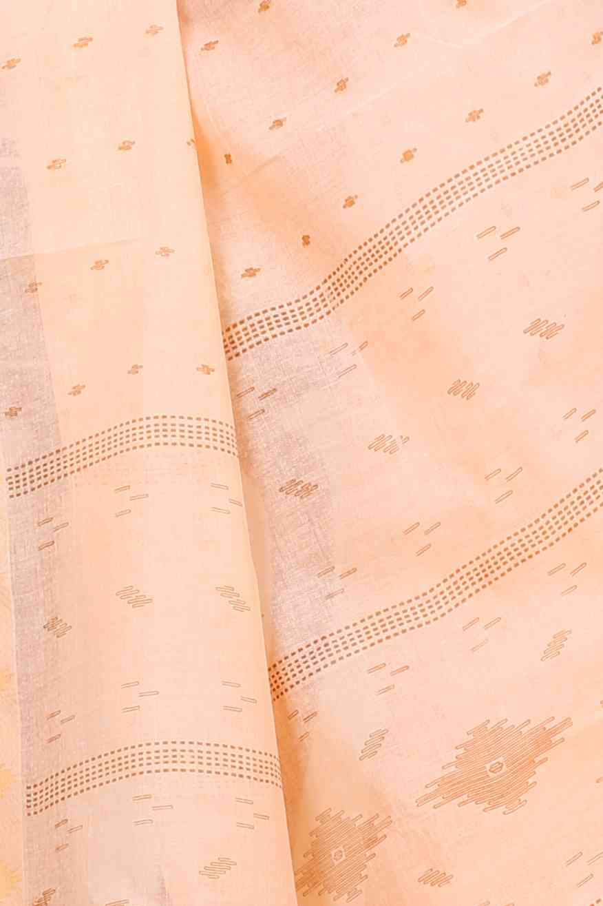 Pitch Pure Cotton Porna Tant Saree Print (1407)