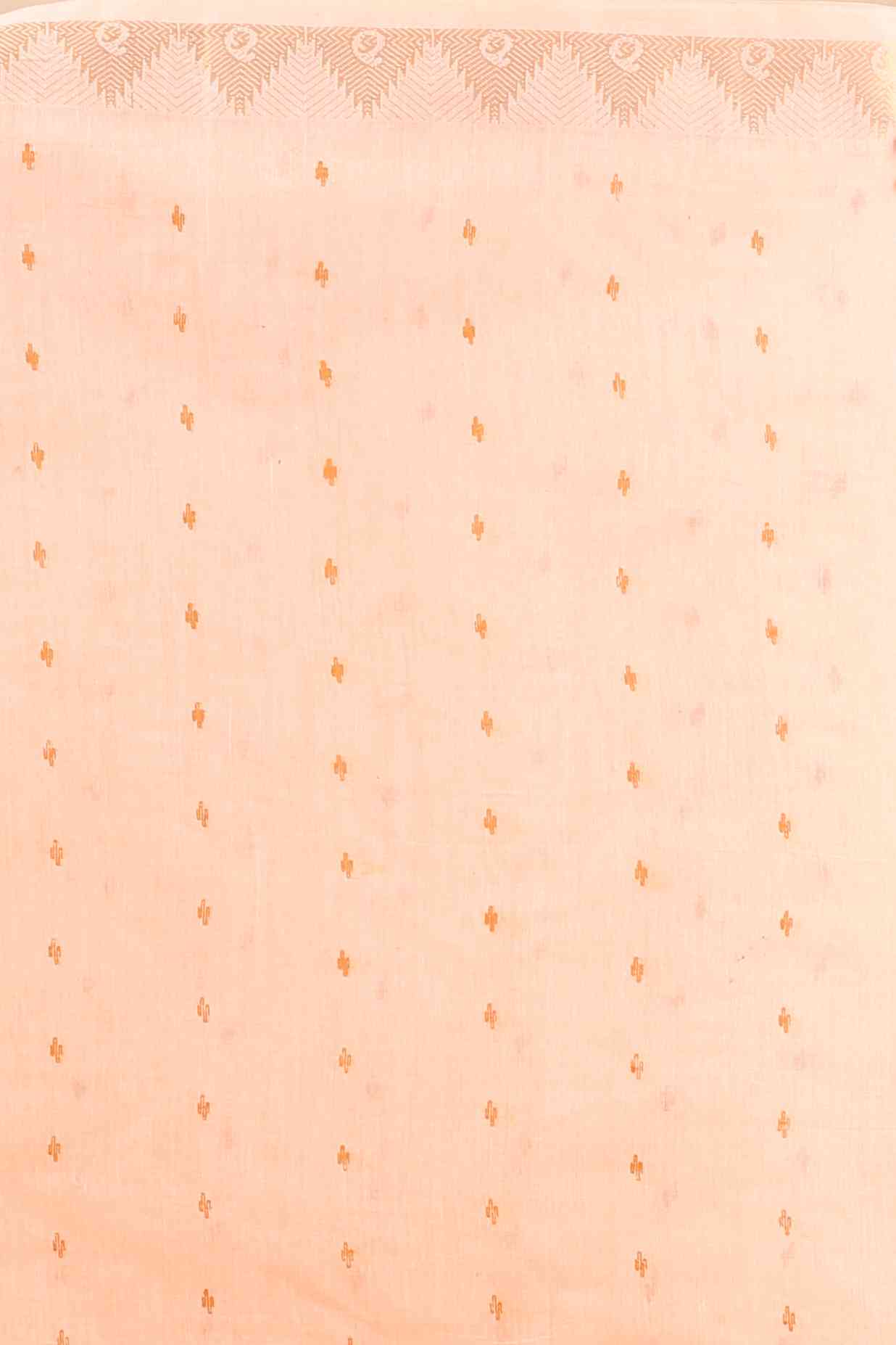 Pitch Pure Cotton Porna Tant Saree Print (1407)