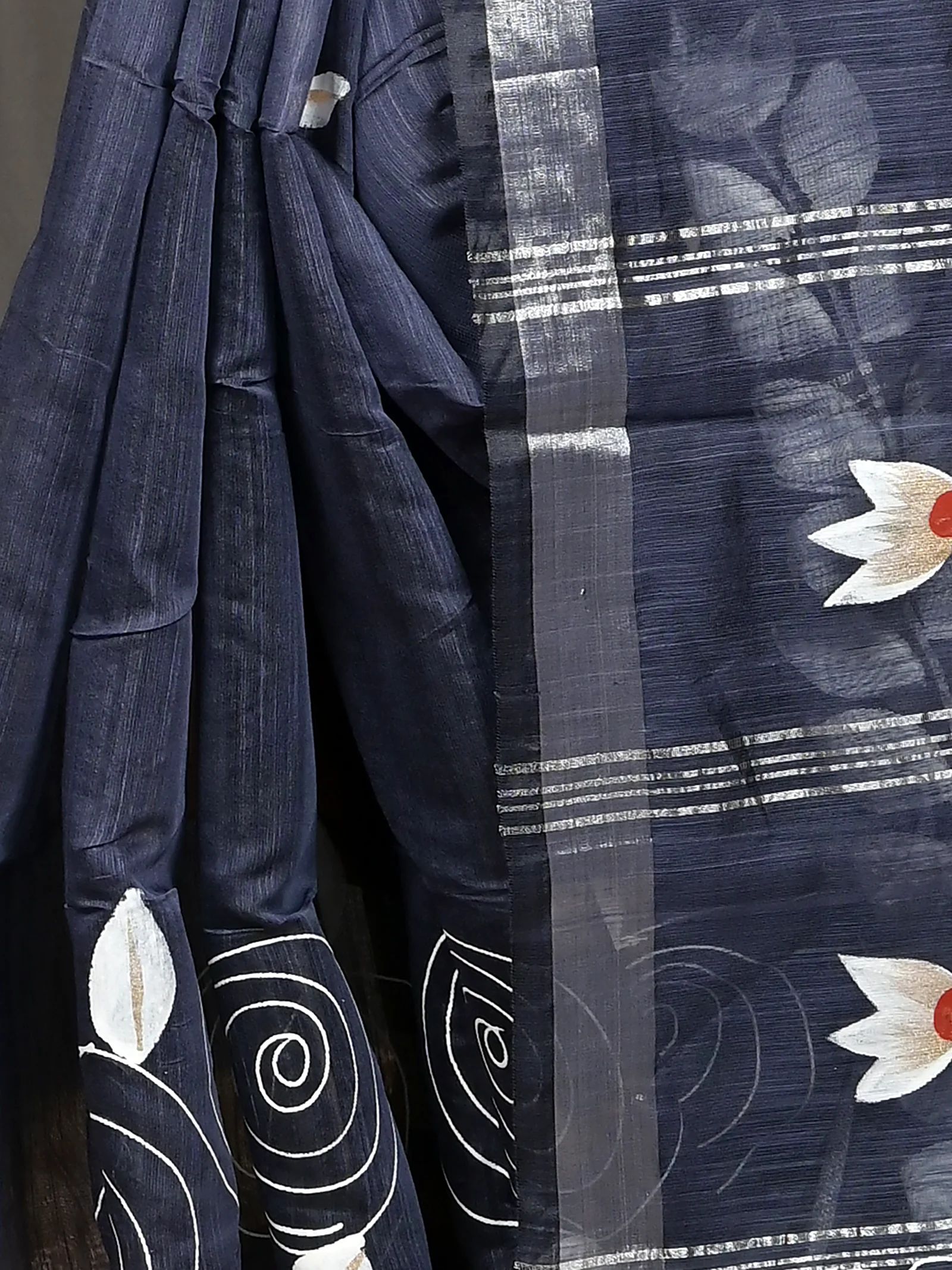 Assh Cotton Souvar Hand Painted Saree  (141)