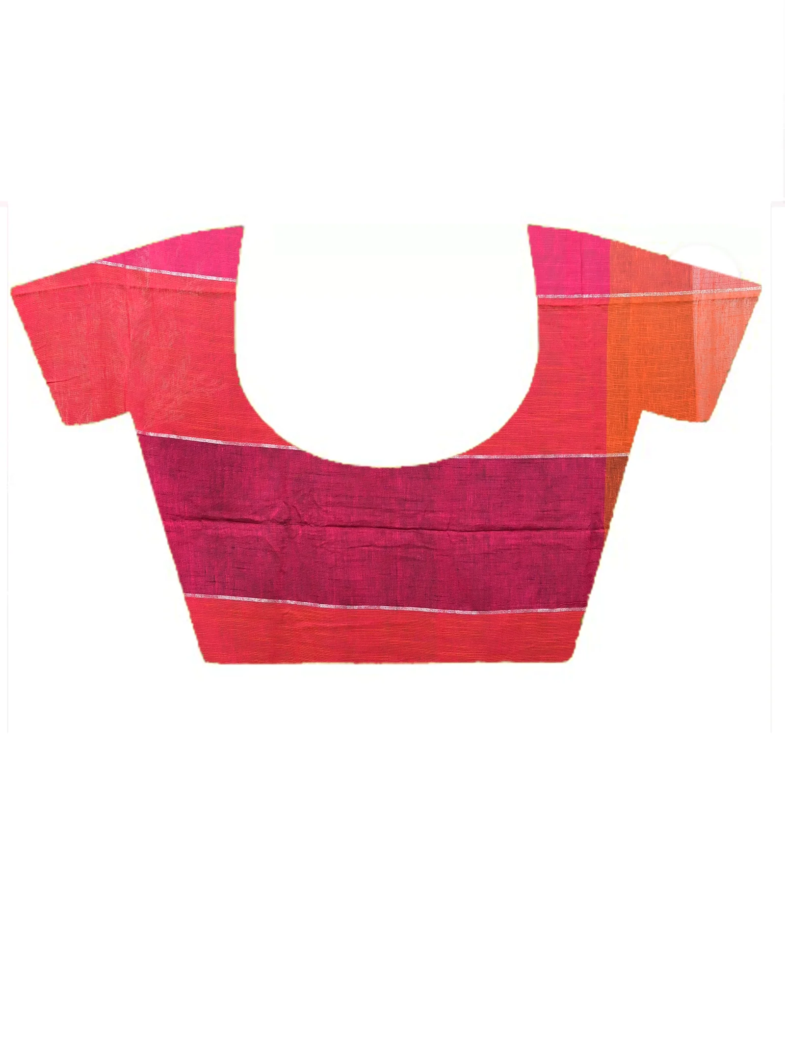 Multi-Coloured Cotton Souvon Handloom Saree  (144)