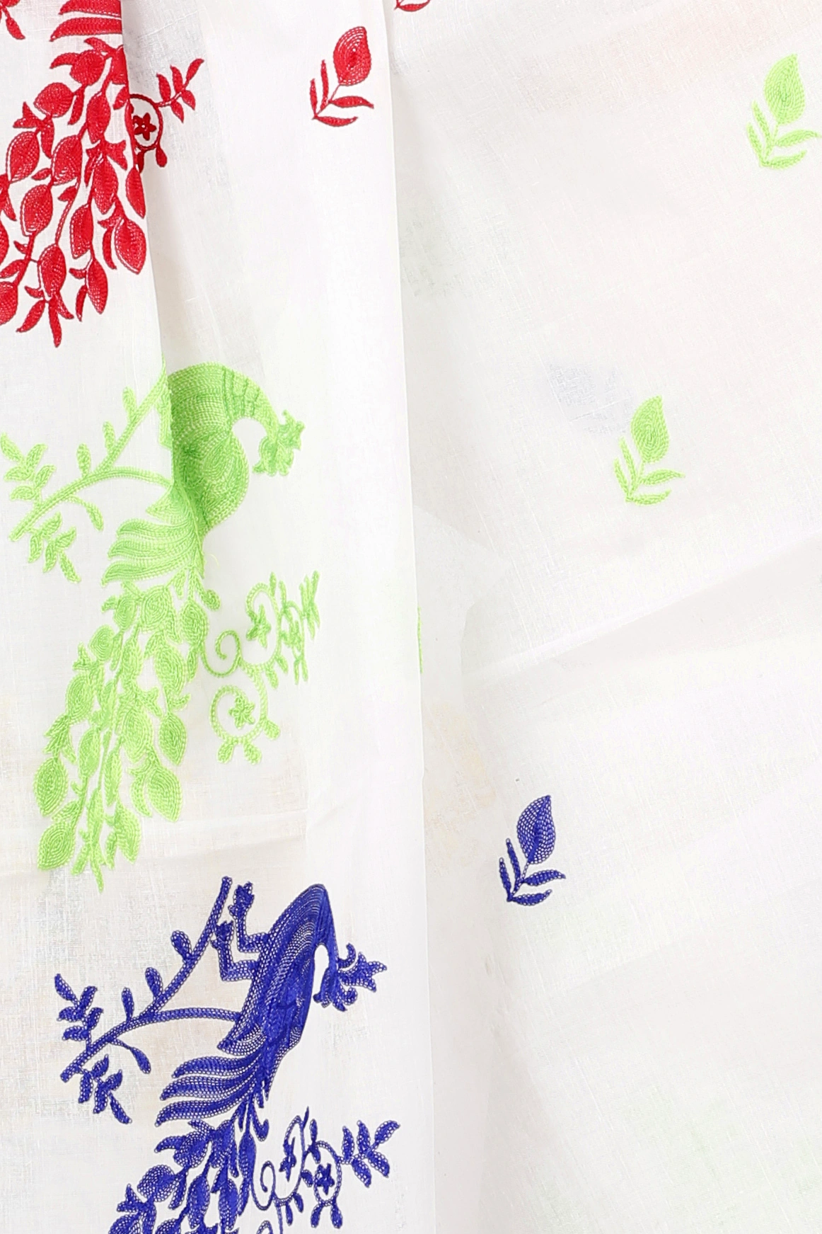 Multi-Coloured Pure Cotton Leo Tant Embroidery (1452)