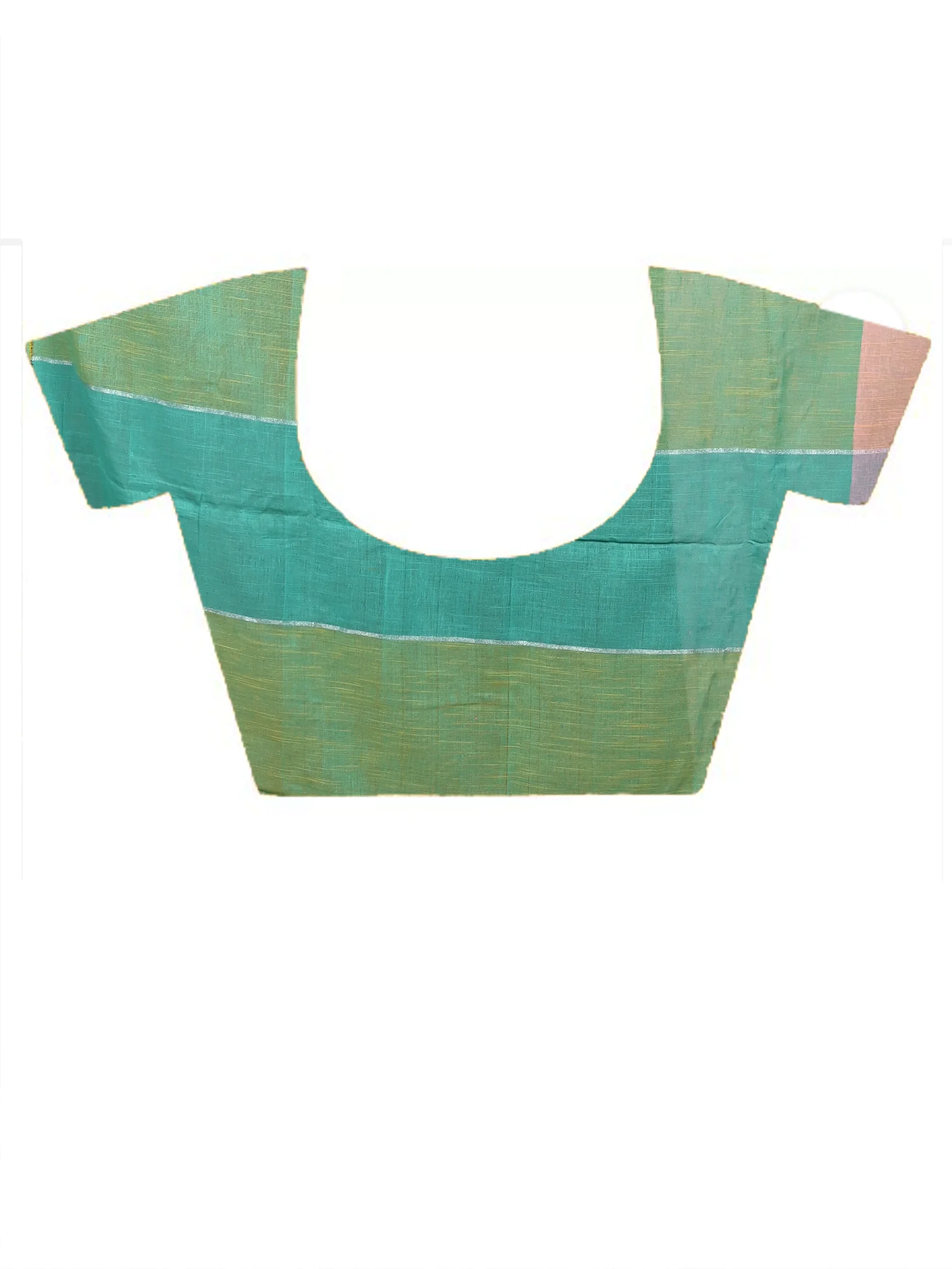 Multi-Coloured Cotton Souvon Handloom Saree  (146)