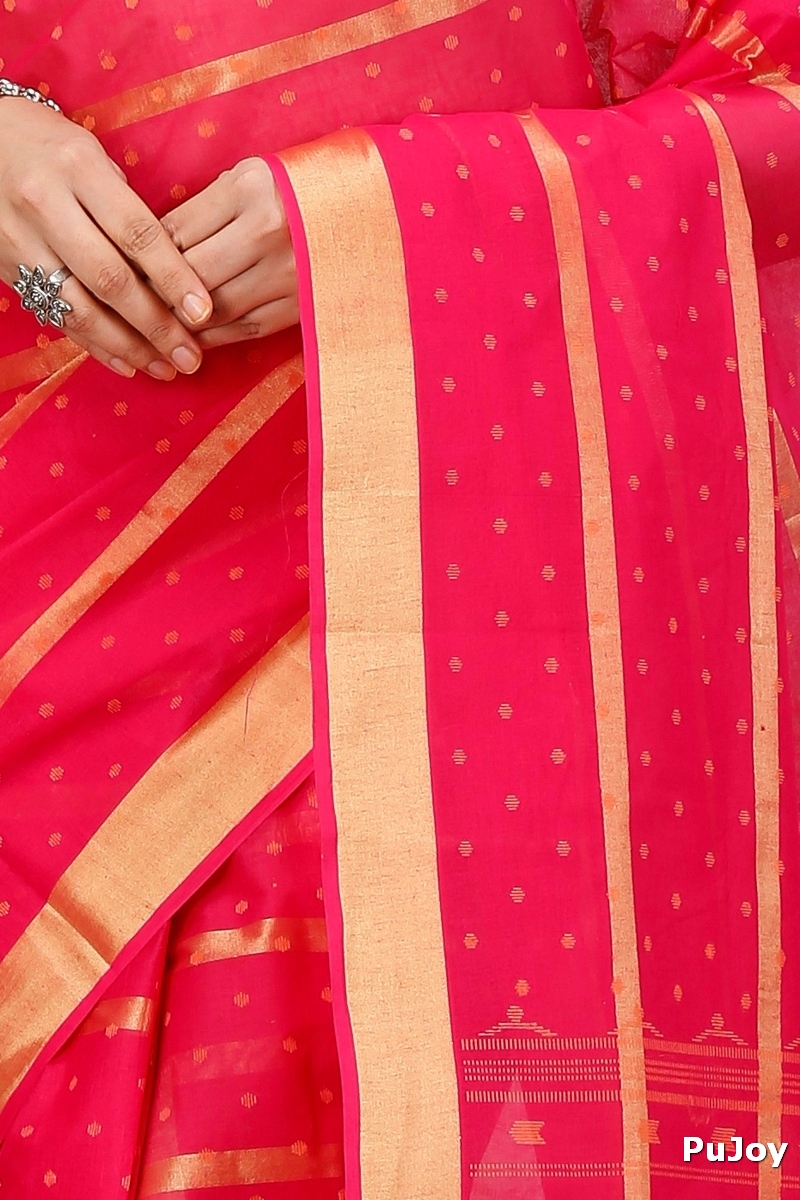 Rani Pure Cotton Mera Tant Saree (1529)
