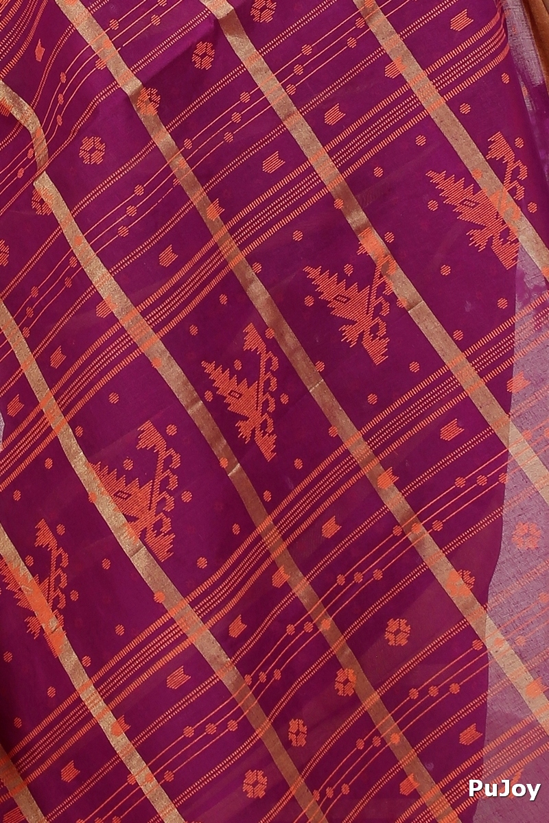 Parpel Pure Cotton Mera Tant Saree (1530)