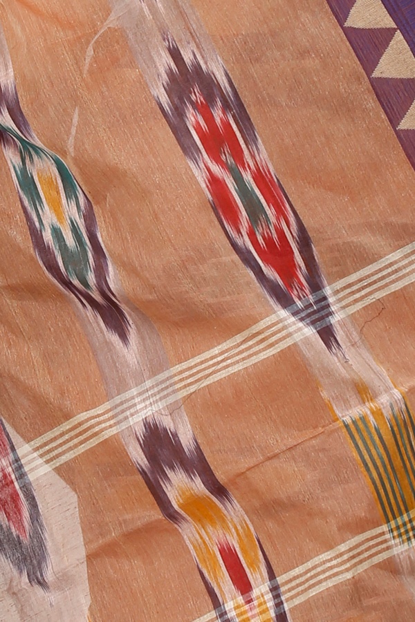 Brown Pure Cotton Mili Tant Saree (1542)