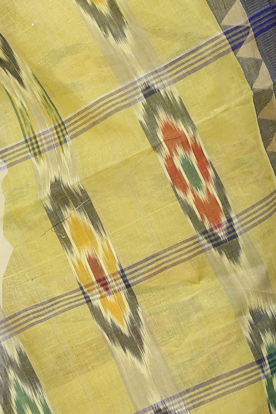 Green Pure Cotton Mili Tant Saree (1543)