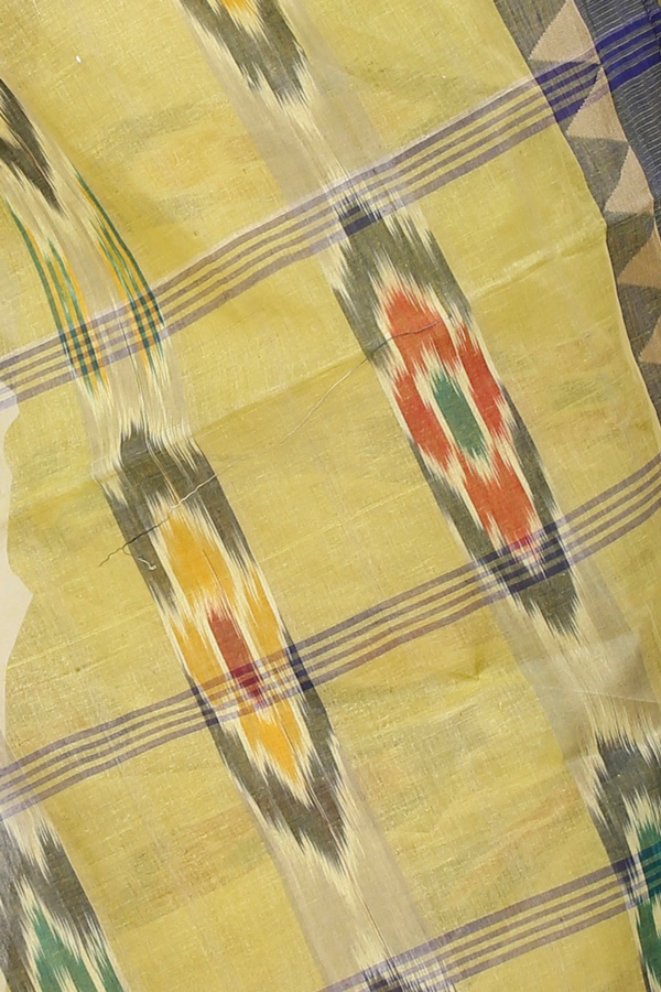 Green Pure Cotton Mili Tant Saree (1543)