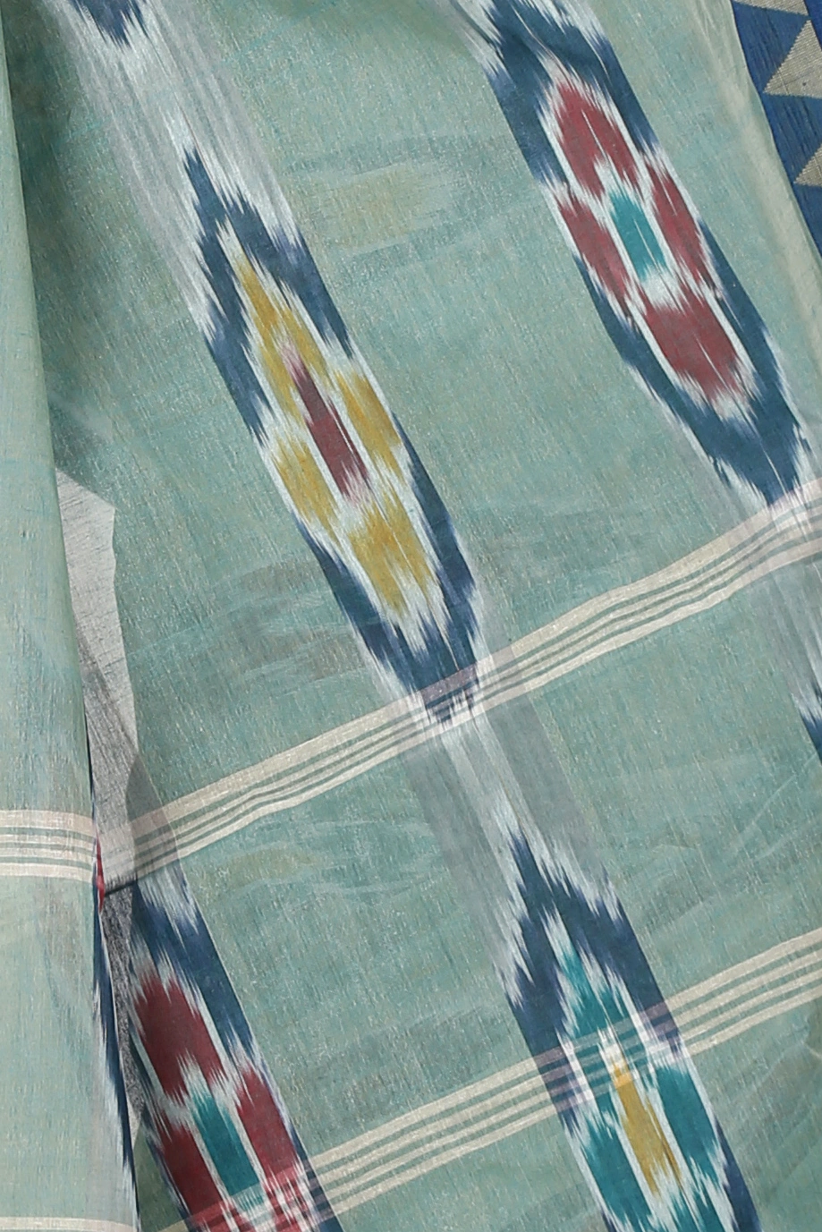 See Green Pure Cotton Mili Tant Saree (1545)