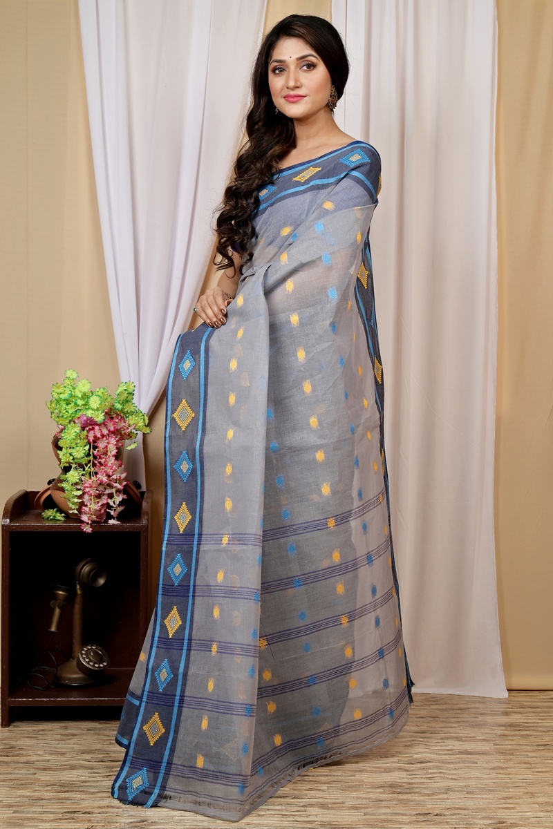Assh Pure Cotton Apula Tant Saree (1622)