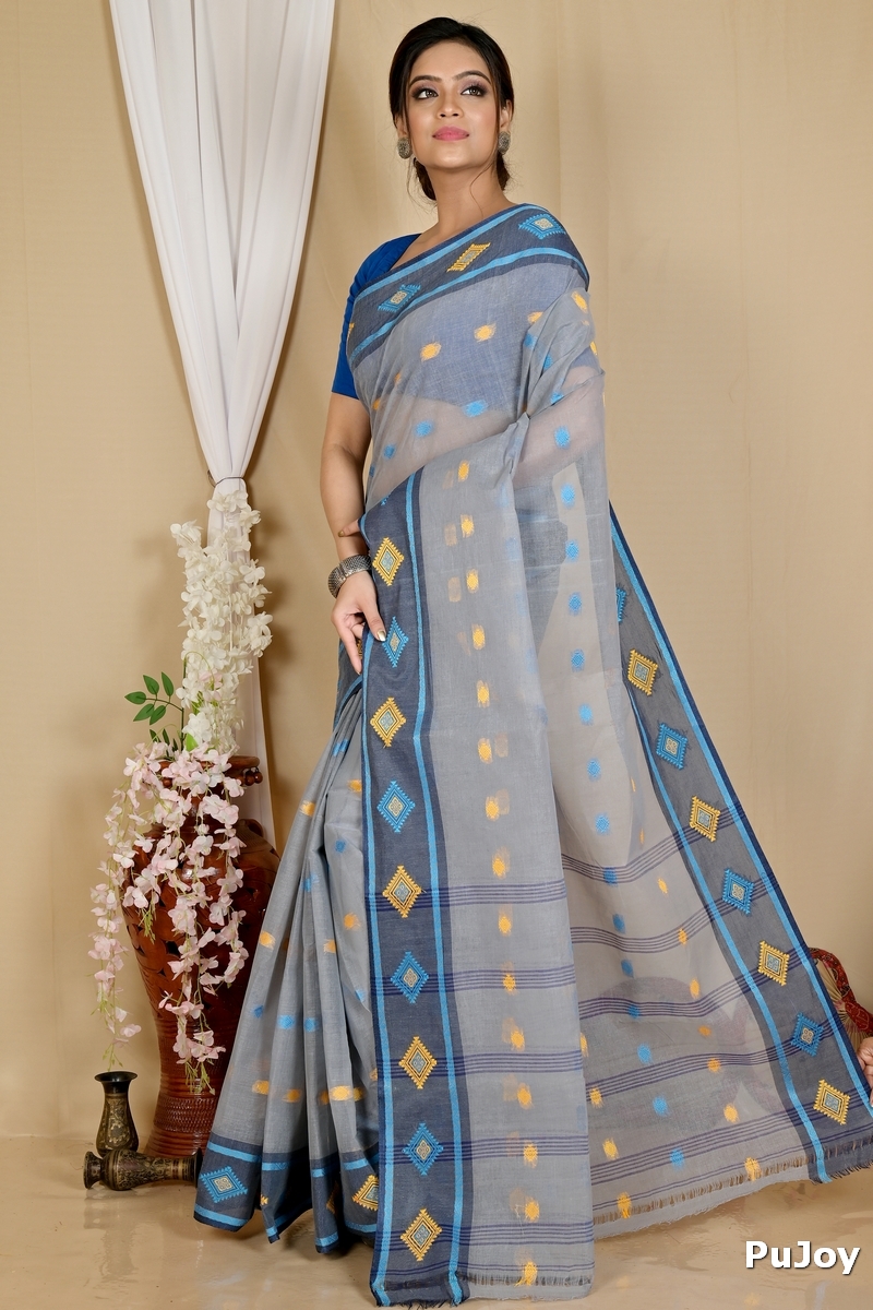 Assh Pure Cotton Apula Tant Saree (1622)