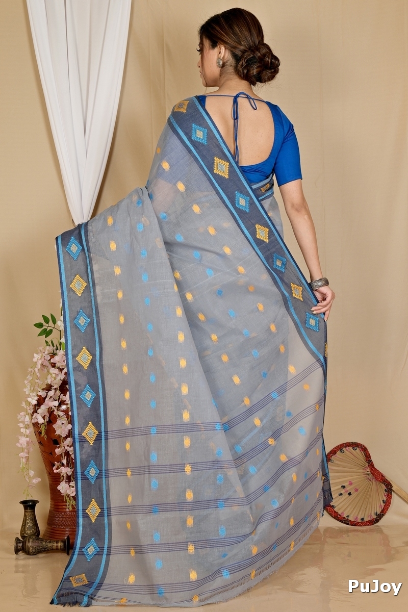 Assh Pure Cotton Apula Tant Saree (1622)